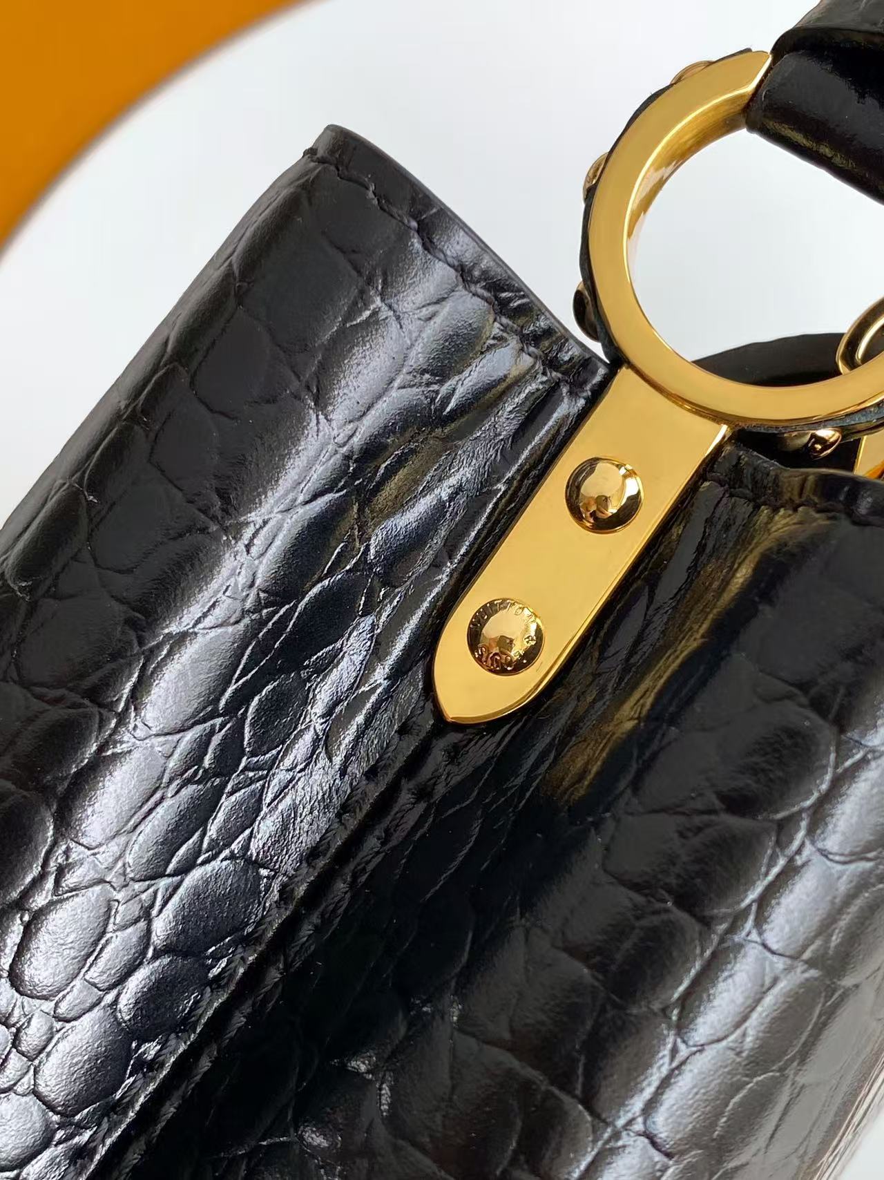 Louis Vuitton Mini Handbag in Taurillon Leather - Image 6