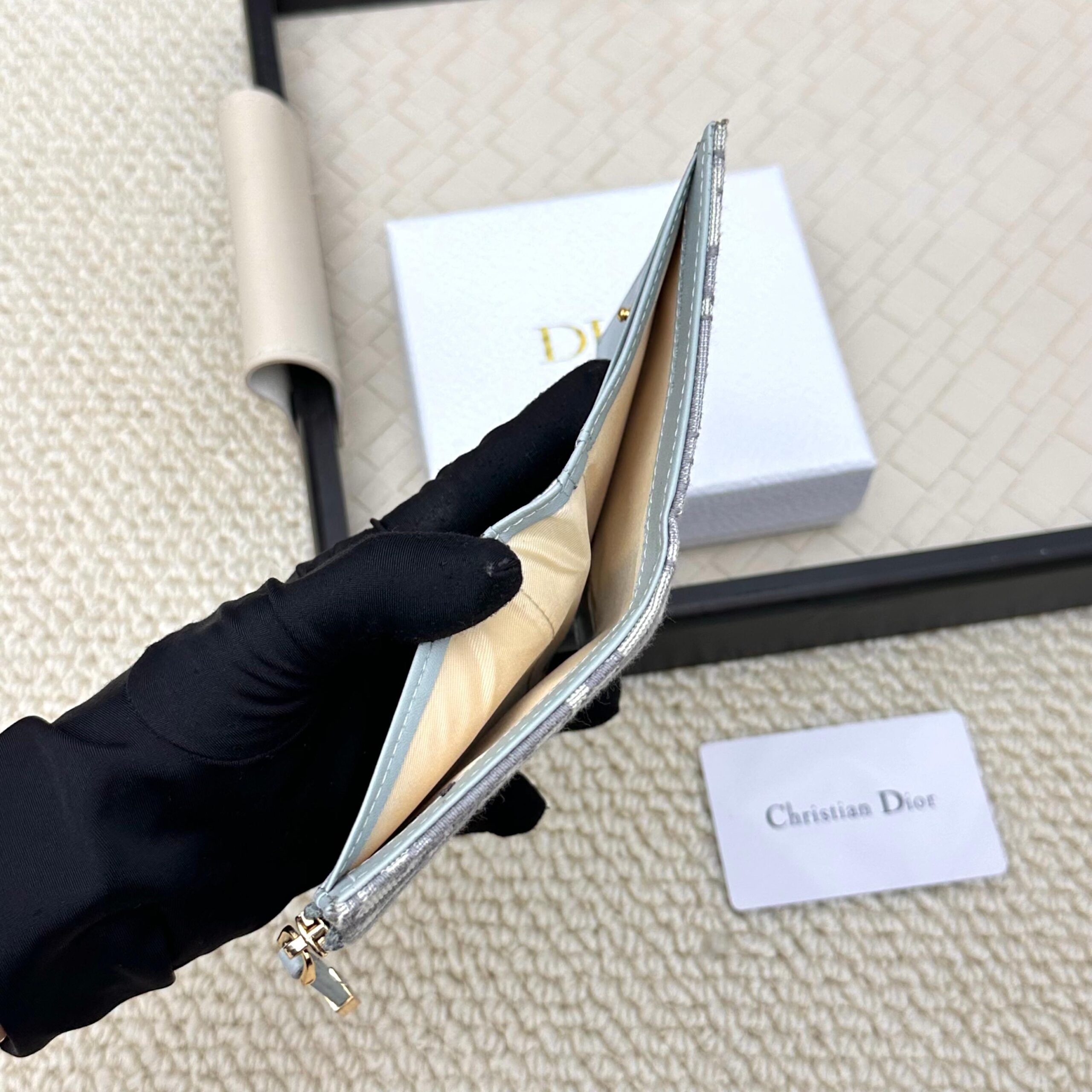 Dior Caro Dahlia Wallet - Image 6