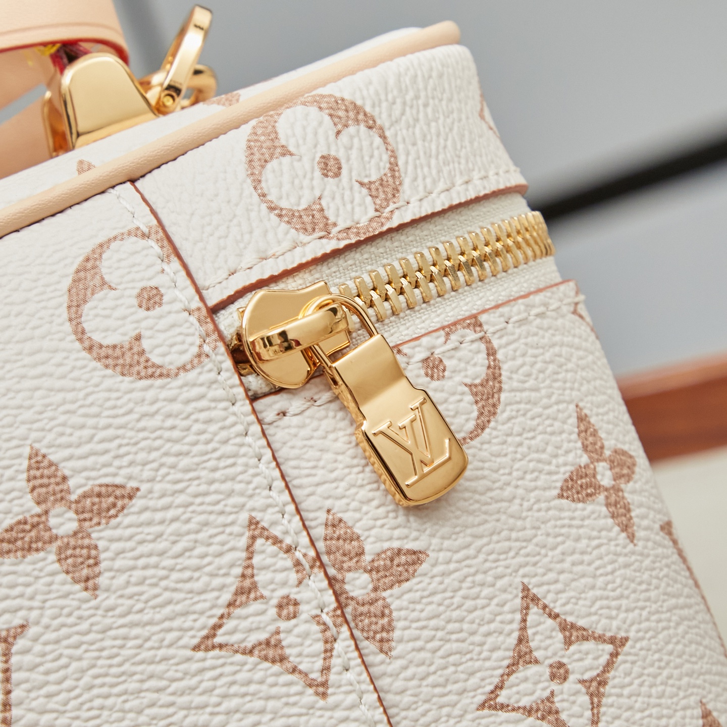 Louis Vuitton M29782 Vanity Chain Pouch – LV Crafty Monogram Dune - Image 6
