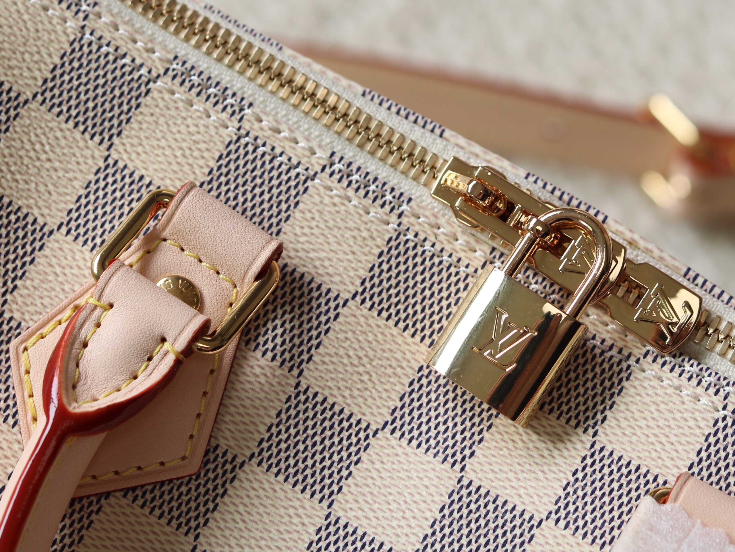 Louis Vuitton Speedy Bandouliere 25 Damier Azur Handbag - Image 6