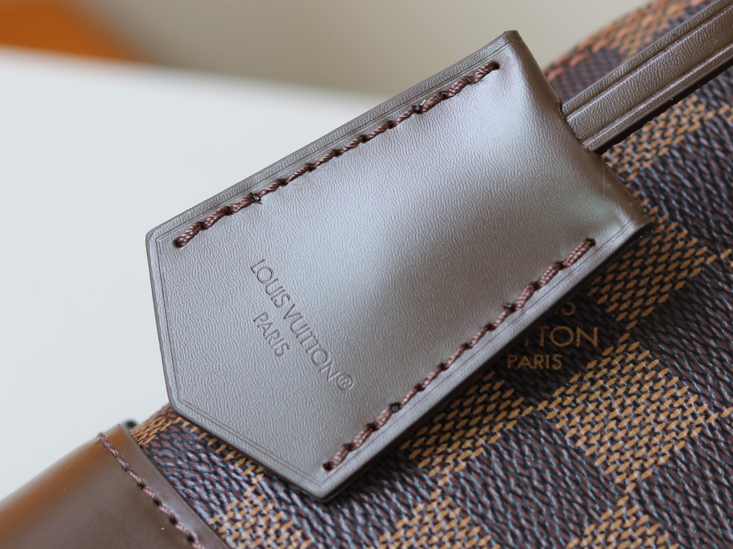 Louis Vuitton Alma BB Crossbody Bag in Damier Ebene Canvas - Image 6