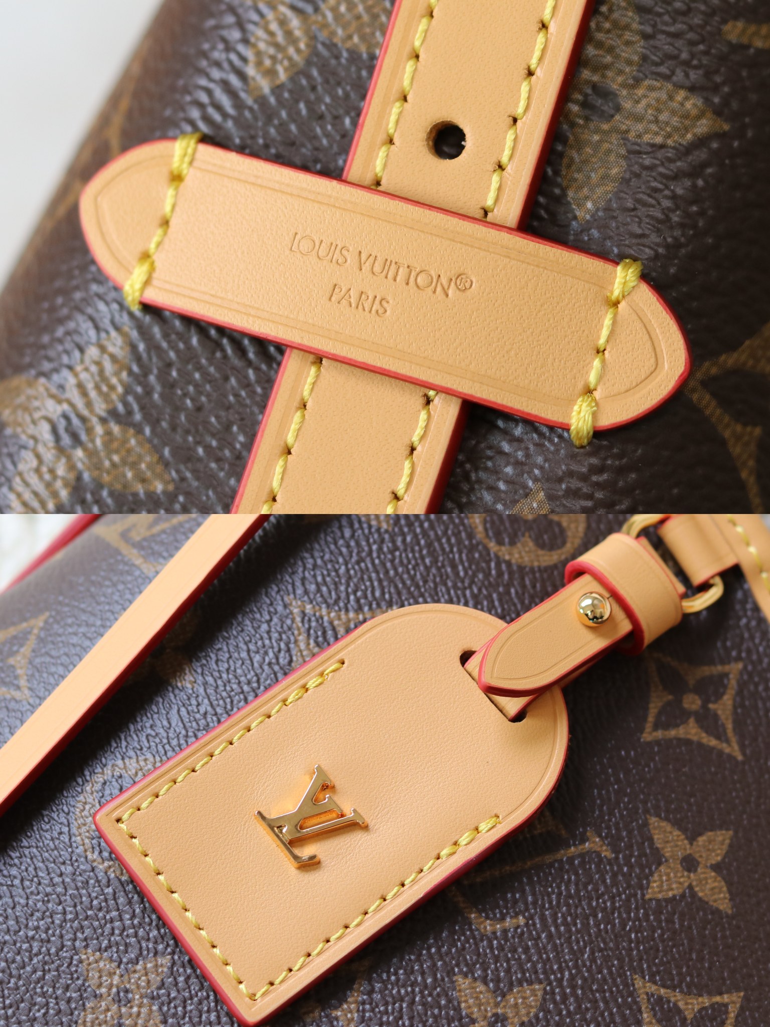 Louis Vuitton CarryAll EastWest Monogram Canvas Handbag - Image 6