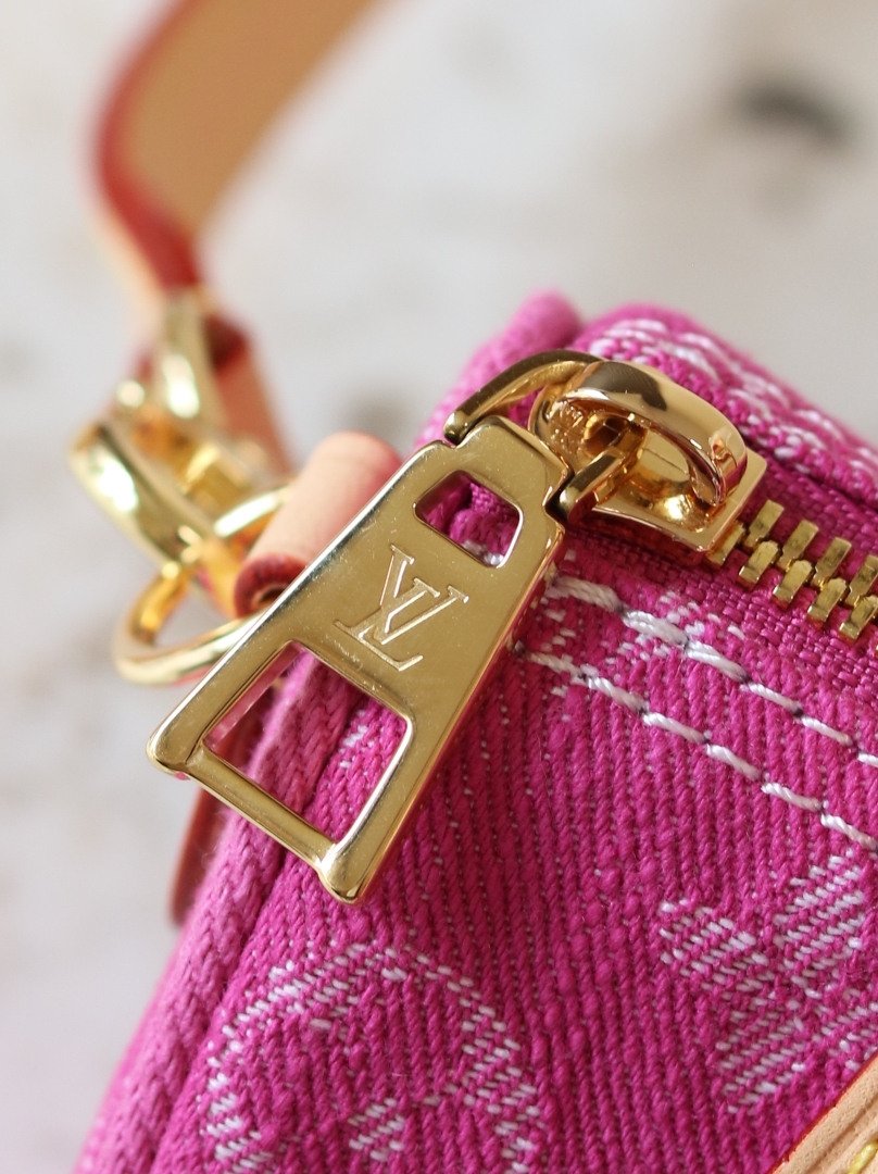 Nano Speedy Handbag in Monogram Denim - Image 6