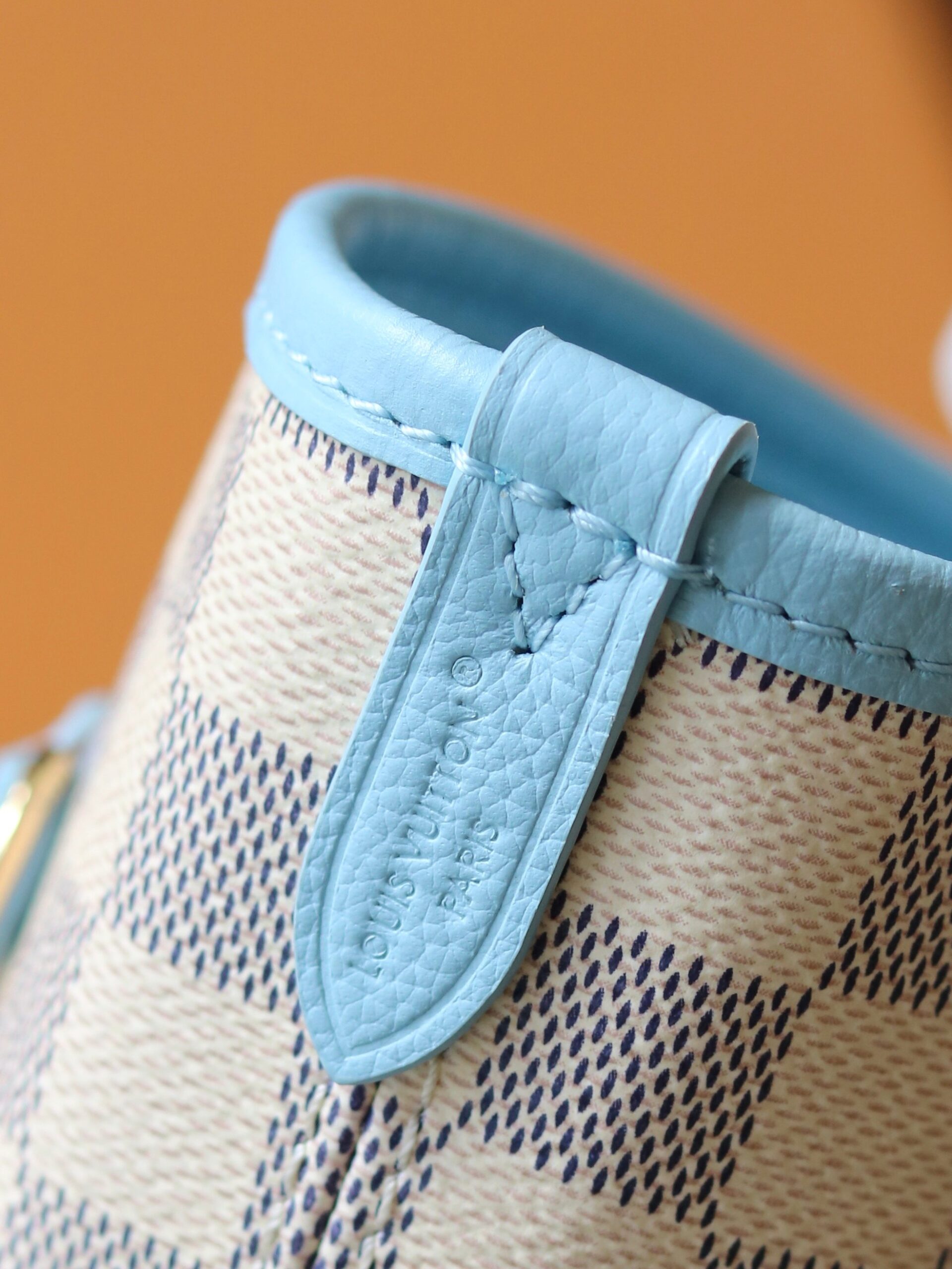 Louis Vuitton Neverfull Inside Out MM Tote Bag in Damier Azur - Image 6