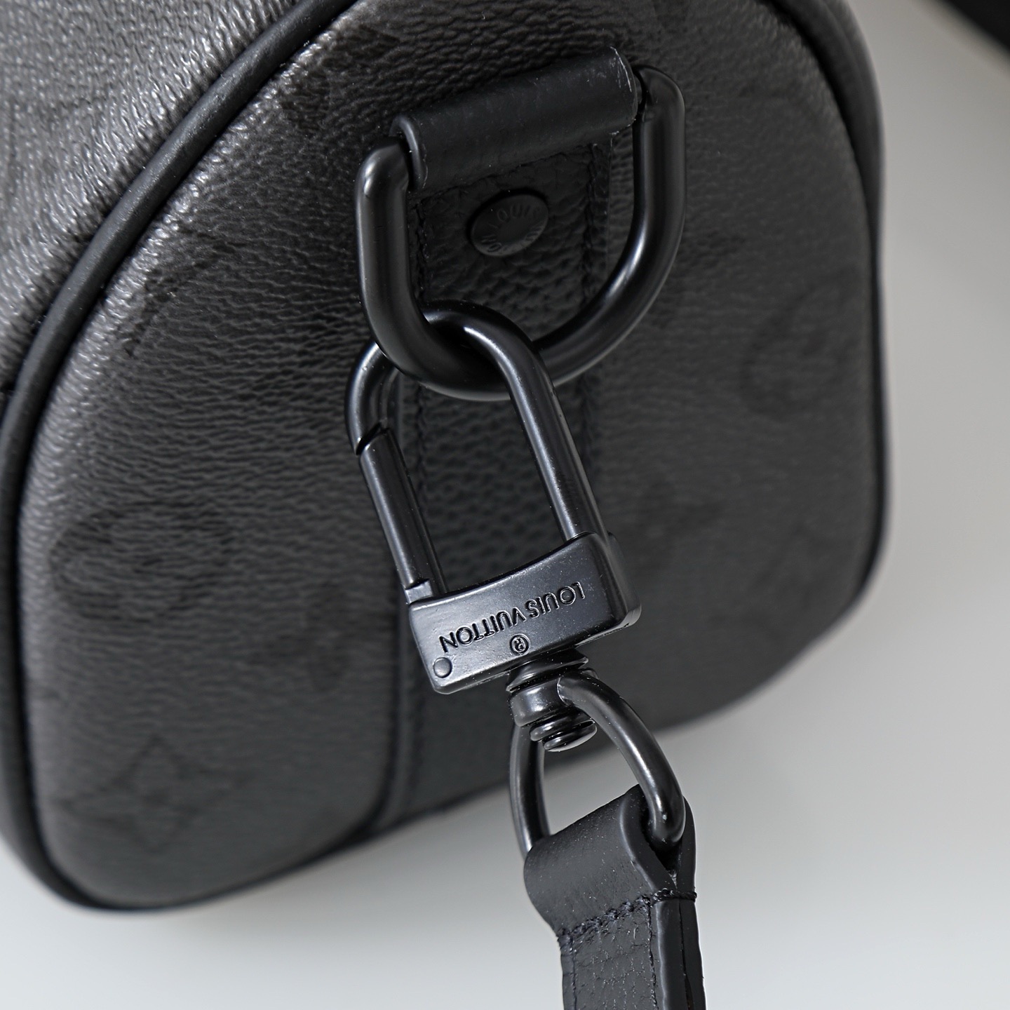 Louis Vuitton Keepall Bandoulière 25 Handbag M28369 in Monogram Midnight - Image 6
