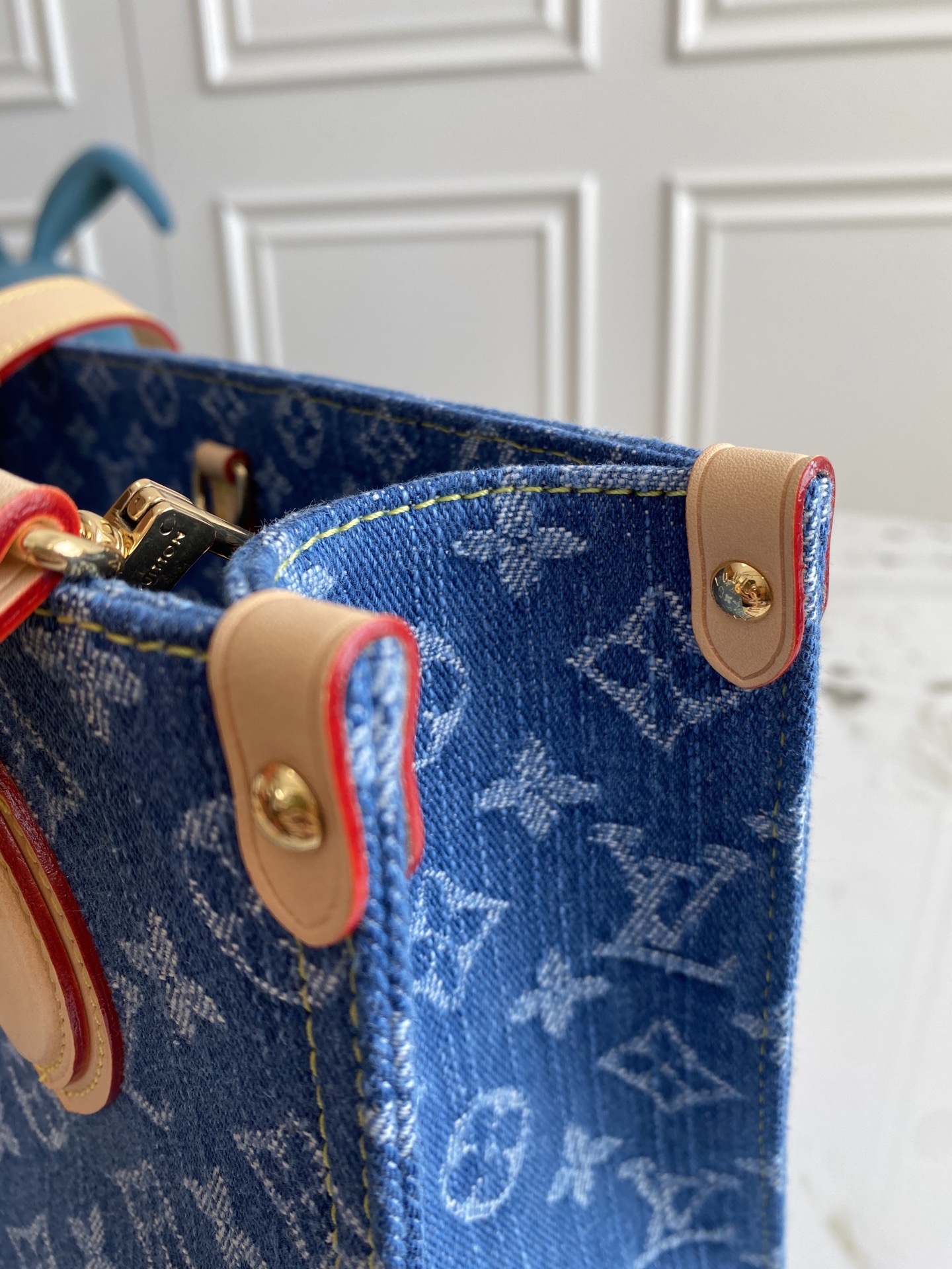 Louis Vuitton OnTheGo Mini Denim Tote Bag M14633 - Image 6