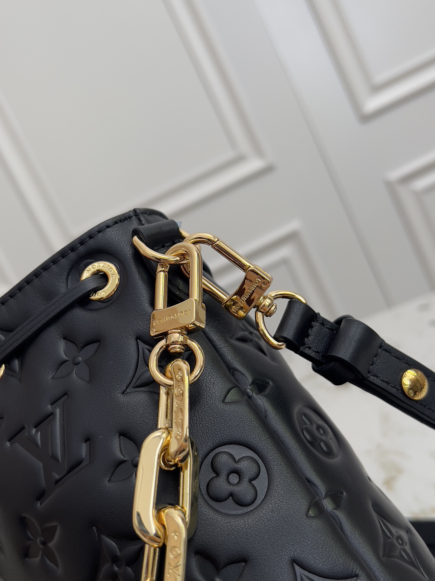Louis Vuitton Coussin Monogram Leather Bucket Bag - Image 6