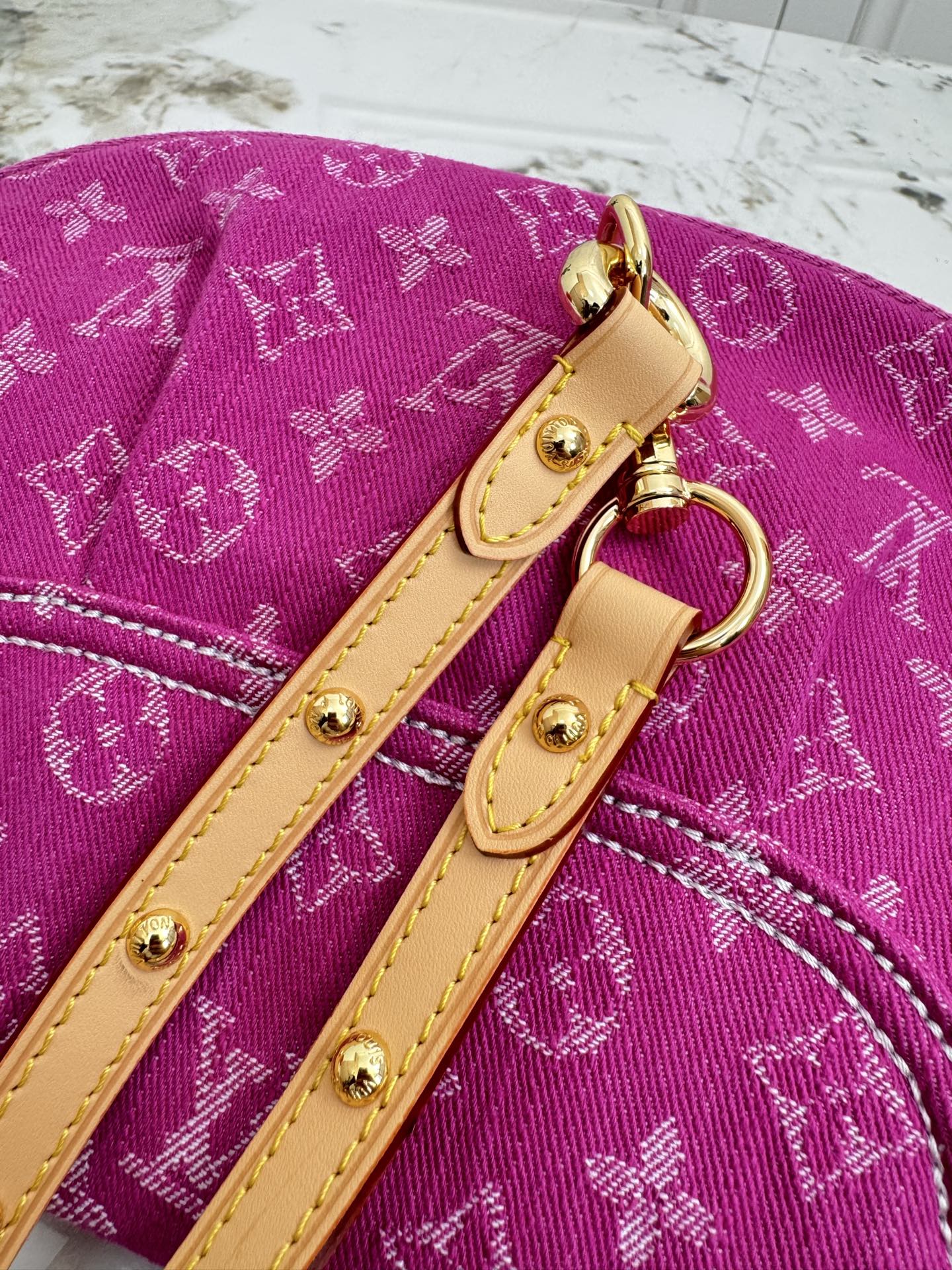 Sunset Rendez-Vous Denim Shoulder Bag - Image 6