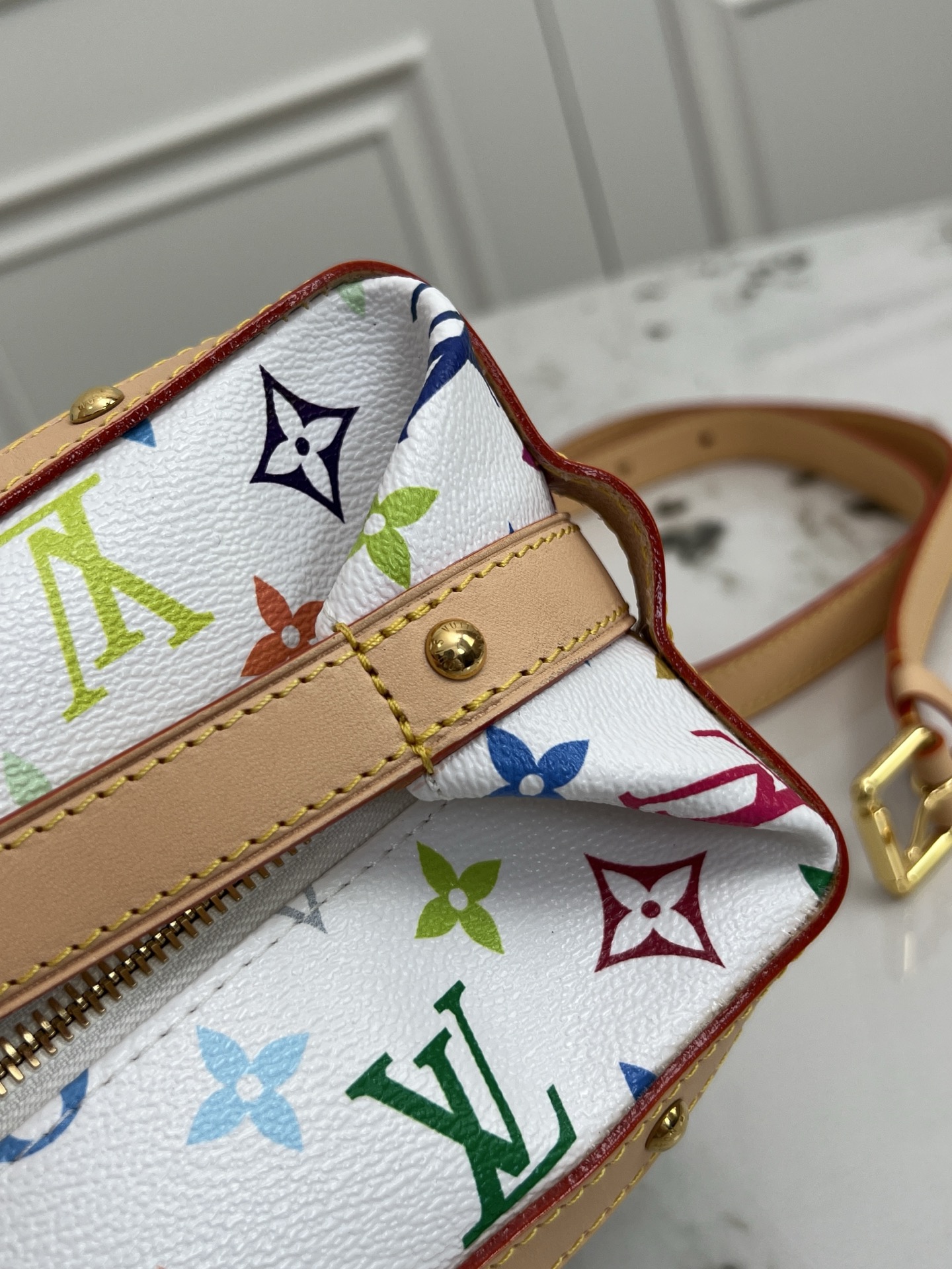 Louis Vuitton Cruiser Bag in Monogram Multicolore Canvas - Image 6