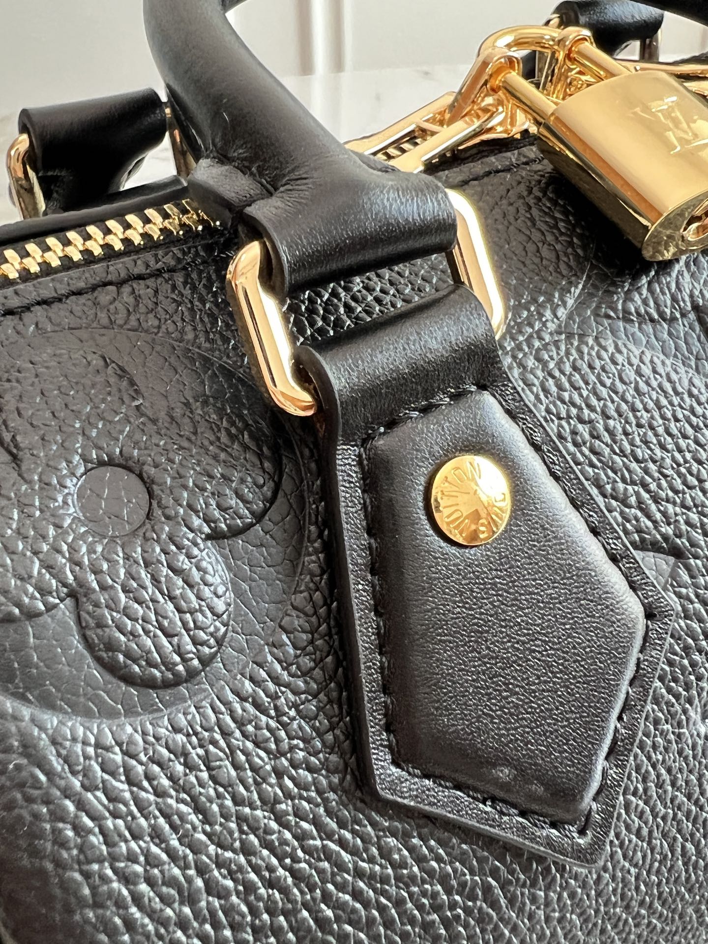 Louis Vuitton Speedy Bandoulière 20 Handbag in Monogram Empreinte Leather - Image 6
