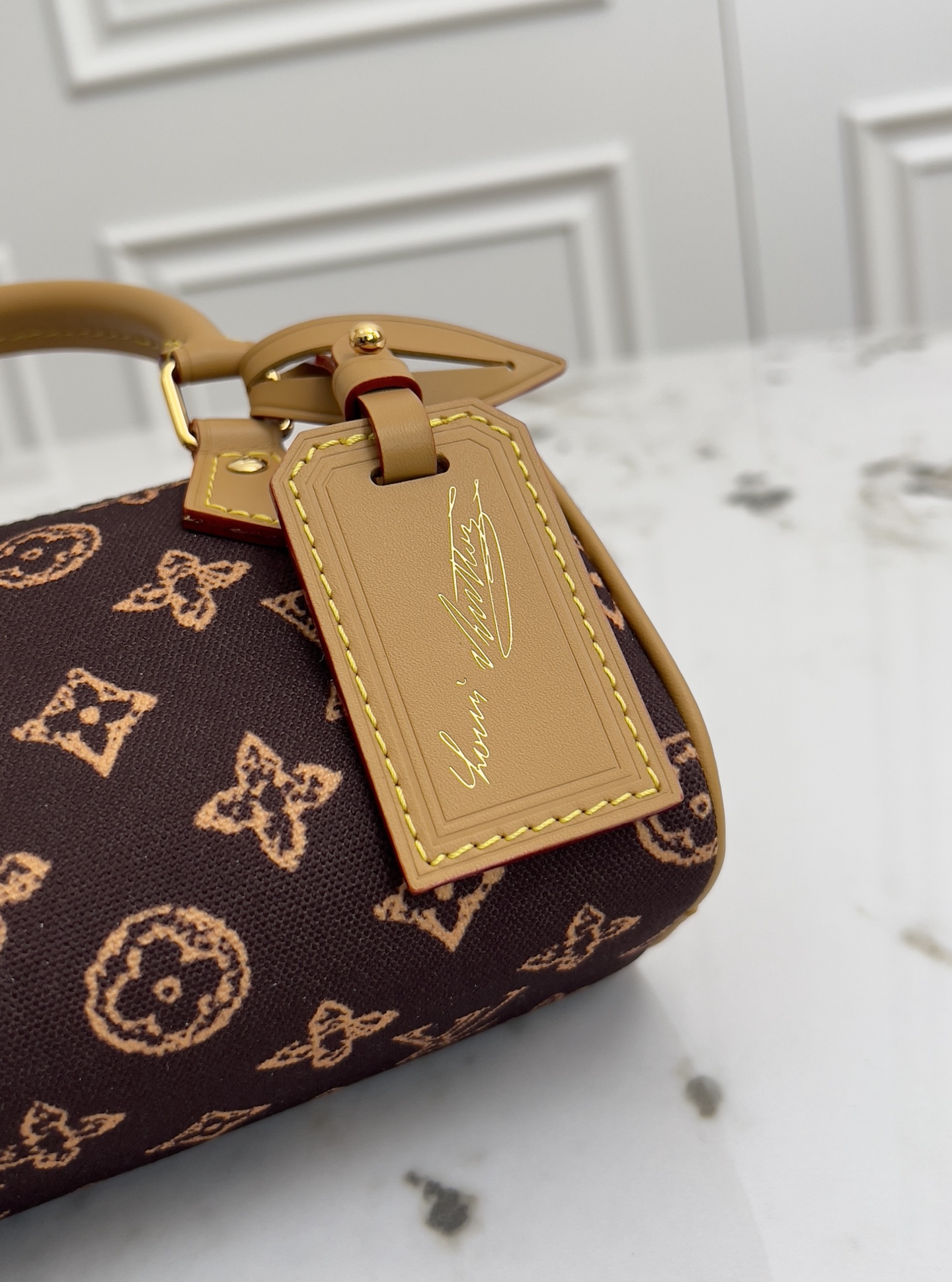 Louis Vuitton Nano Speedy Monogram Canvas Crossbody Bag - Image 6