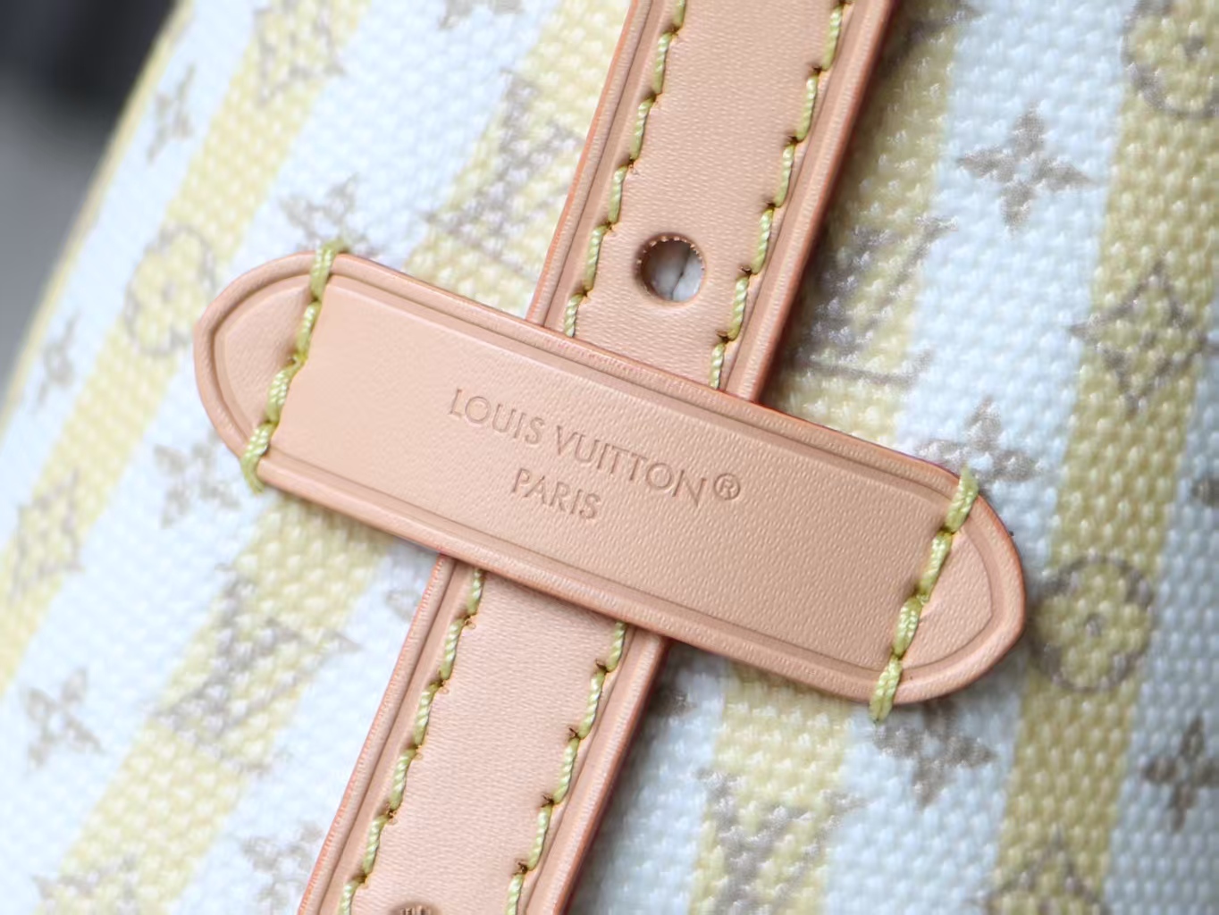 Louis Vuitton CarryAll East-West Handbag in Banana Monogram Canvas - Image 6