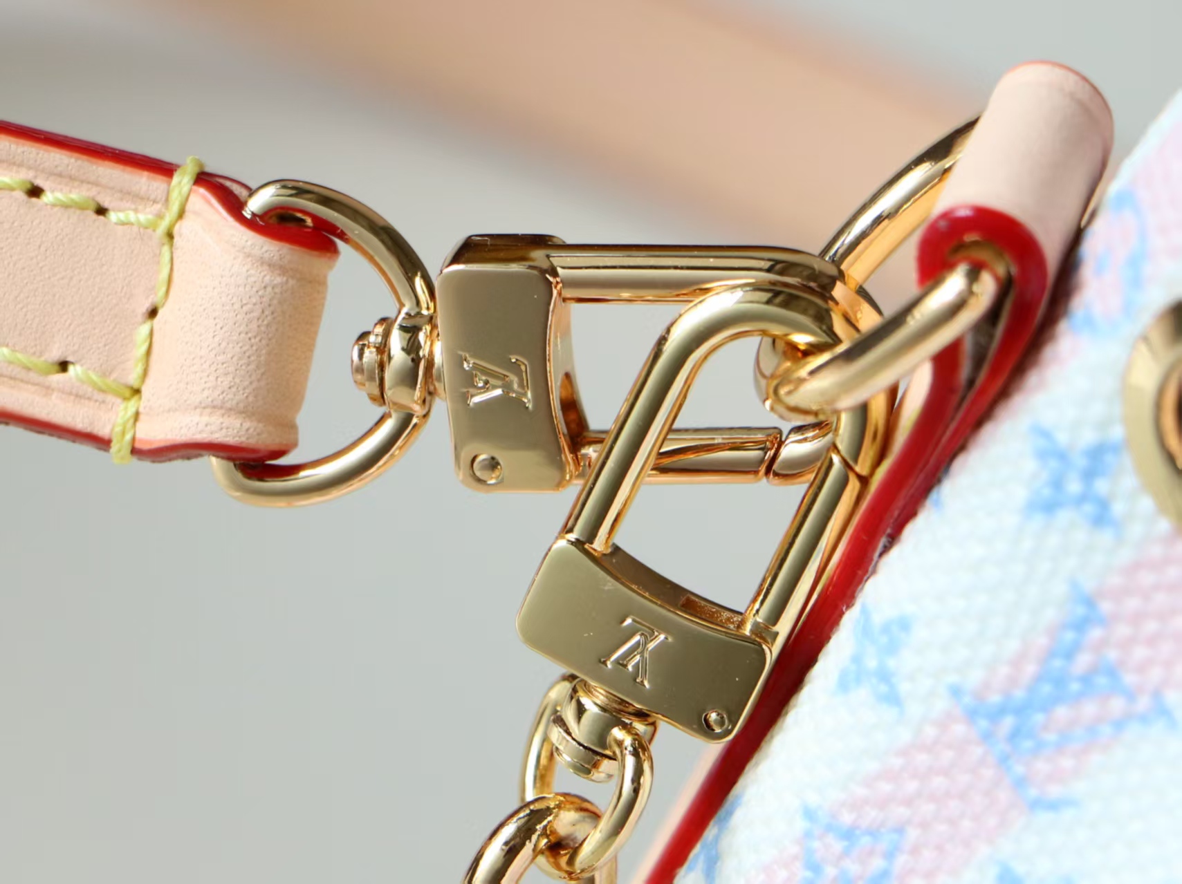 Louis Vuitton Nano Noé LV Stamp Canvas Crossbody Bag - Image 6