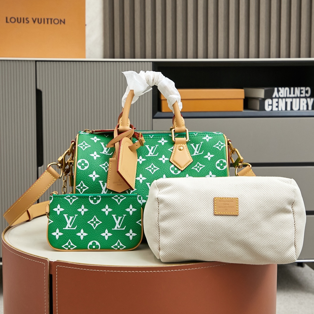 Louis Vuitton Speedy P9 Bandoulière 25 Monogram Leather Bag - Image 6