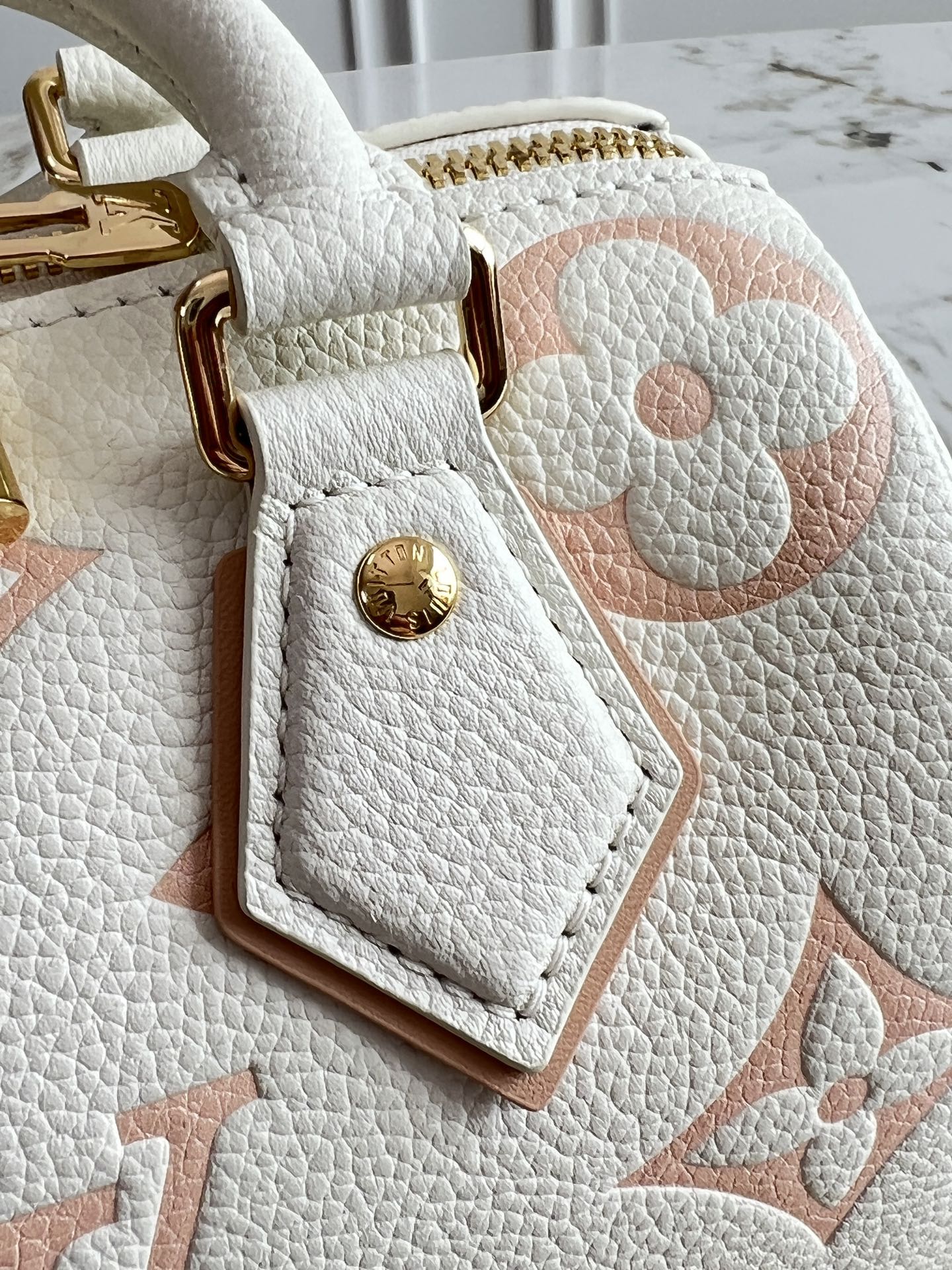 Louis Vuitton Speedy Bandoulière 20 Monogram Empreinte Leather Bag - Image 6
