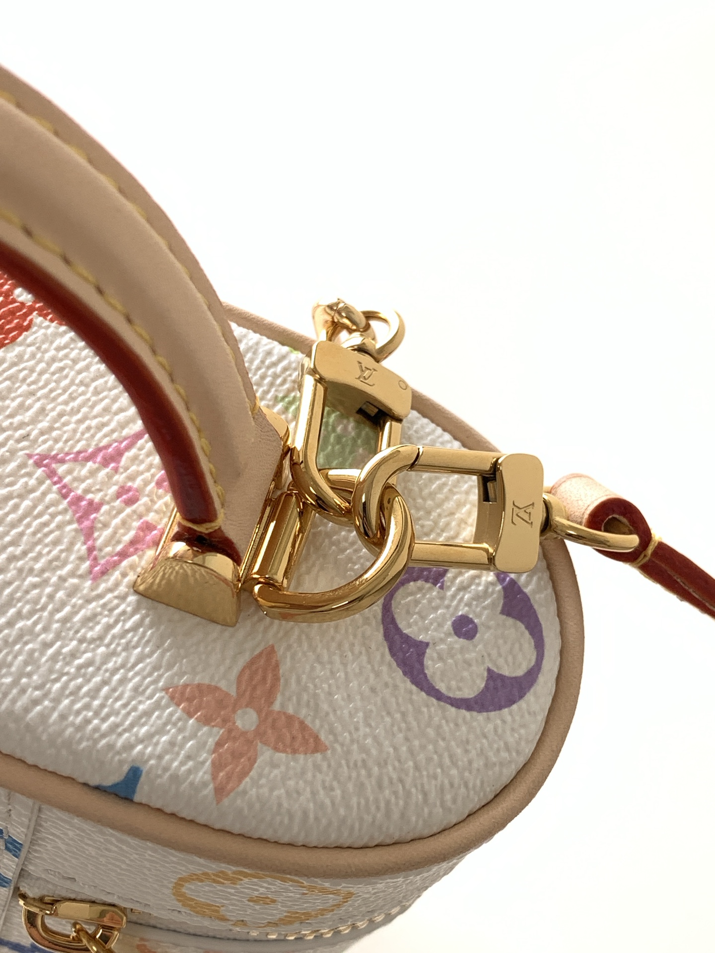 Louis Vuitton Vanity Pouch M13662 White Multicolor Monogram - Image 6