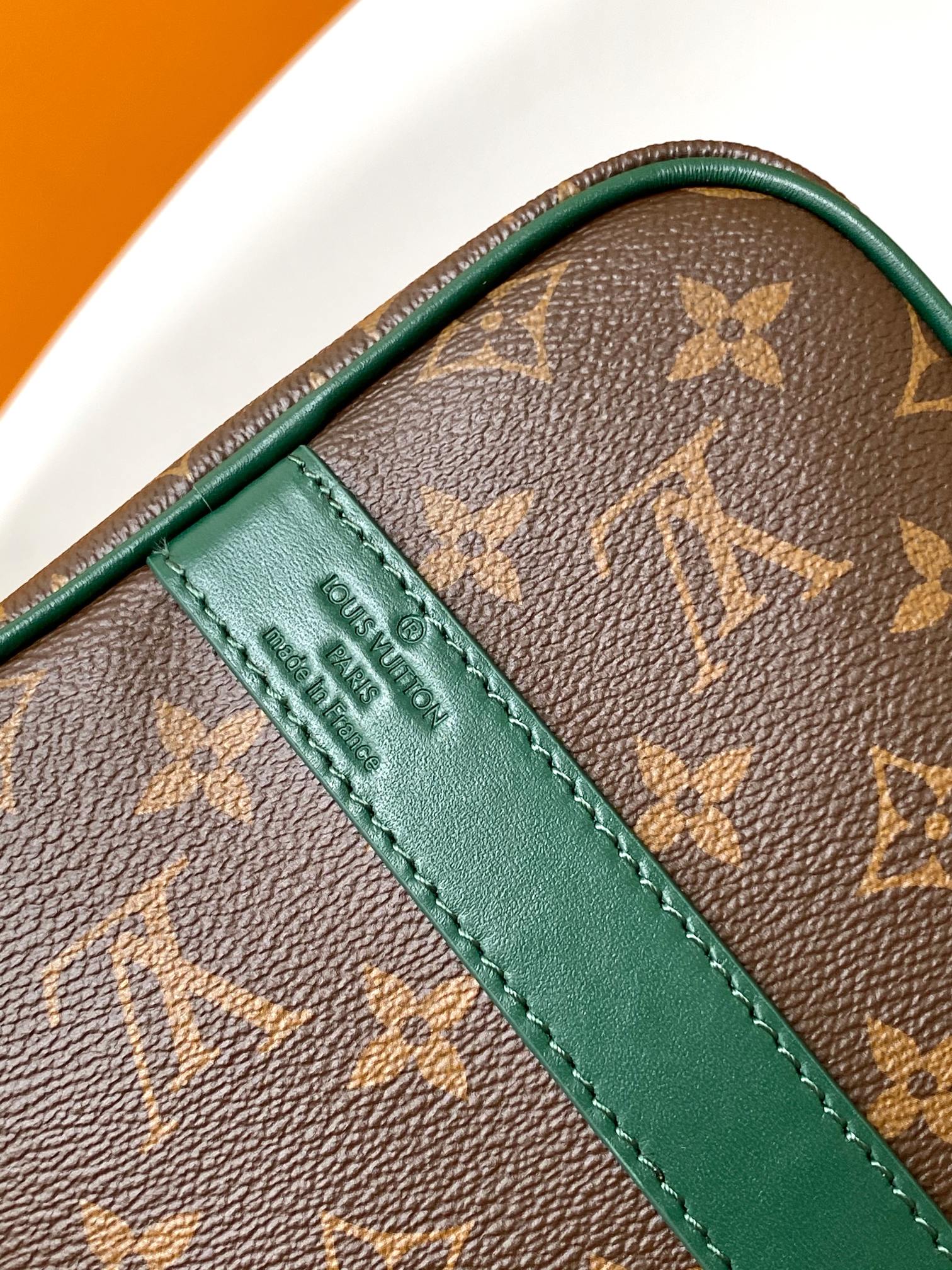 Louis Vuitton Keepall Bandoulière 35 Travel Bag in Monogram Eclipse - Image 6