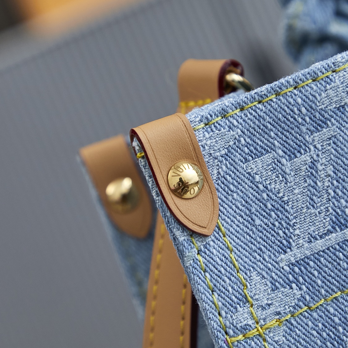 Louis Vuitton OnTheGo Small Denim Tote Bag M24897 - Image 6