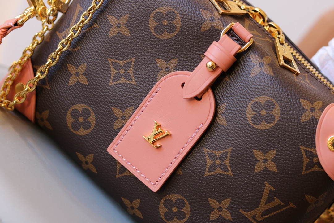 Louis Vuitton Petite Malle Souple Monogram Canvas Shoulder Bag - Image 6