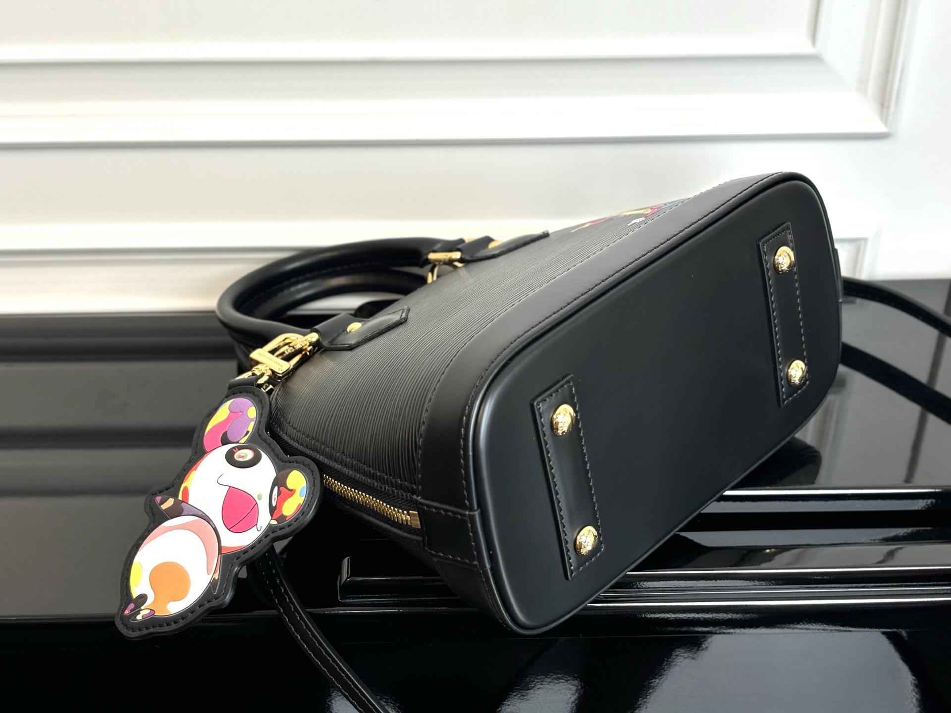 Louis Vuitton x Murakami Alma BB Epi Leather Handbag - Image 6