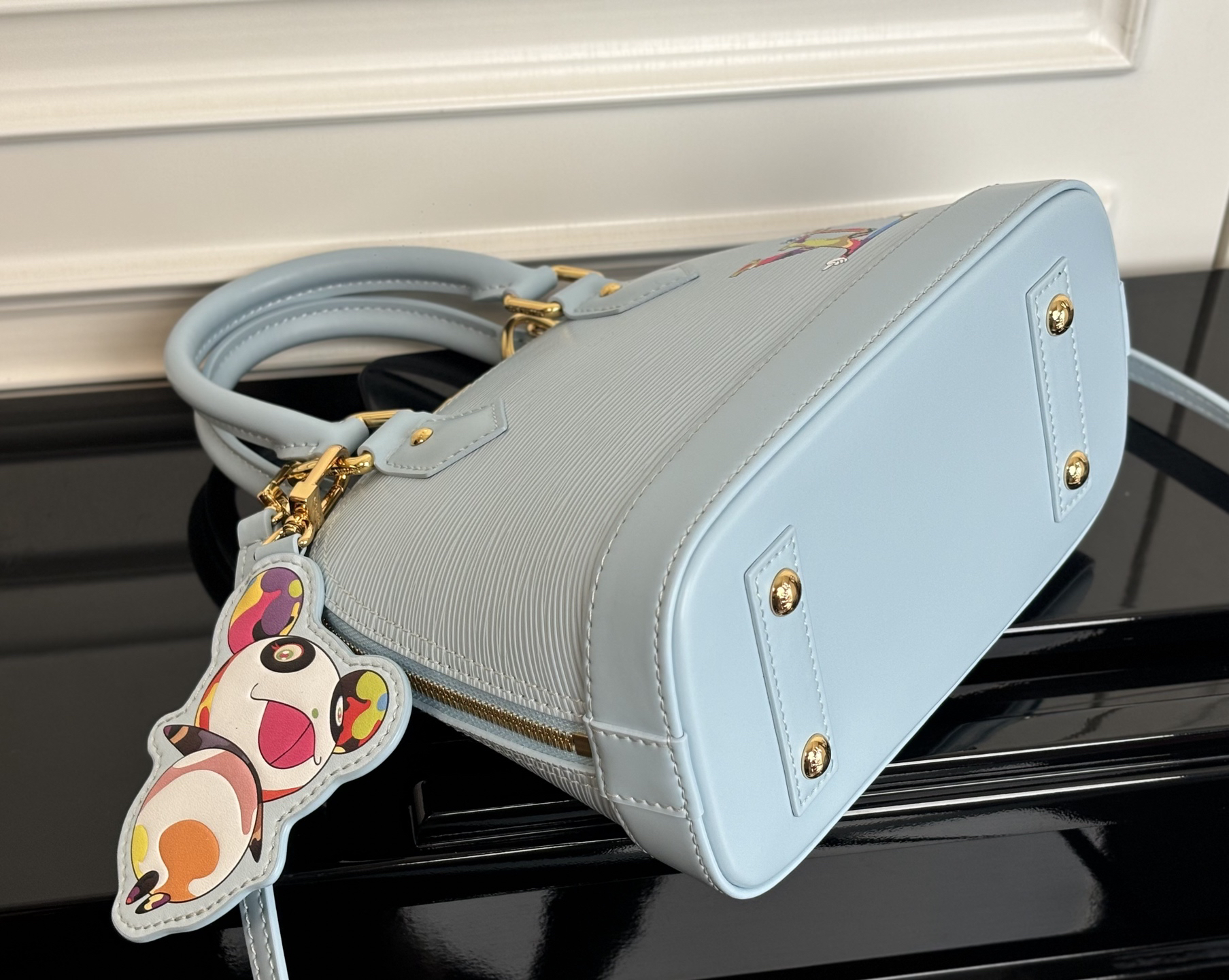 Louis Vuitton x Murakami Alma BB Handbag in Epi Leather - Image 6