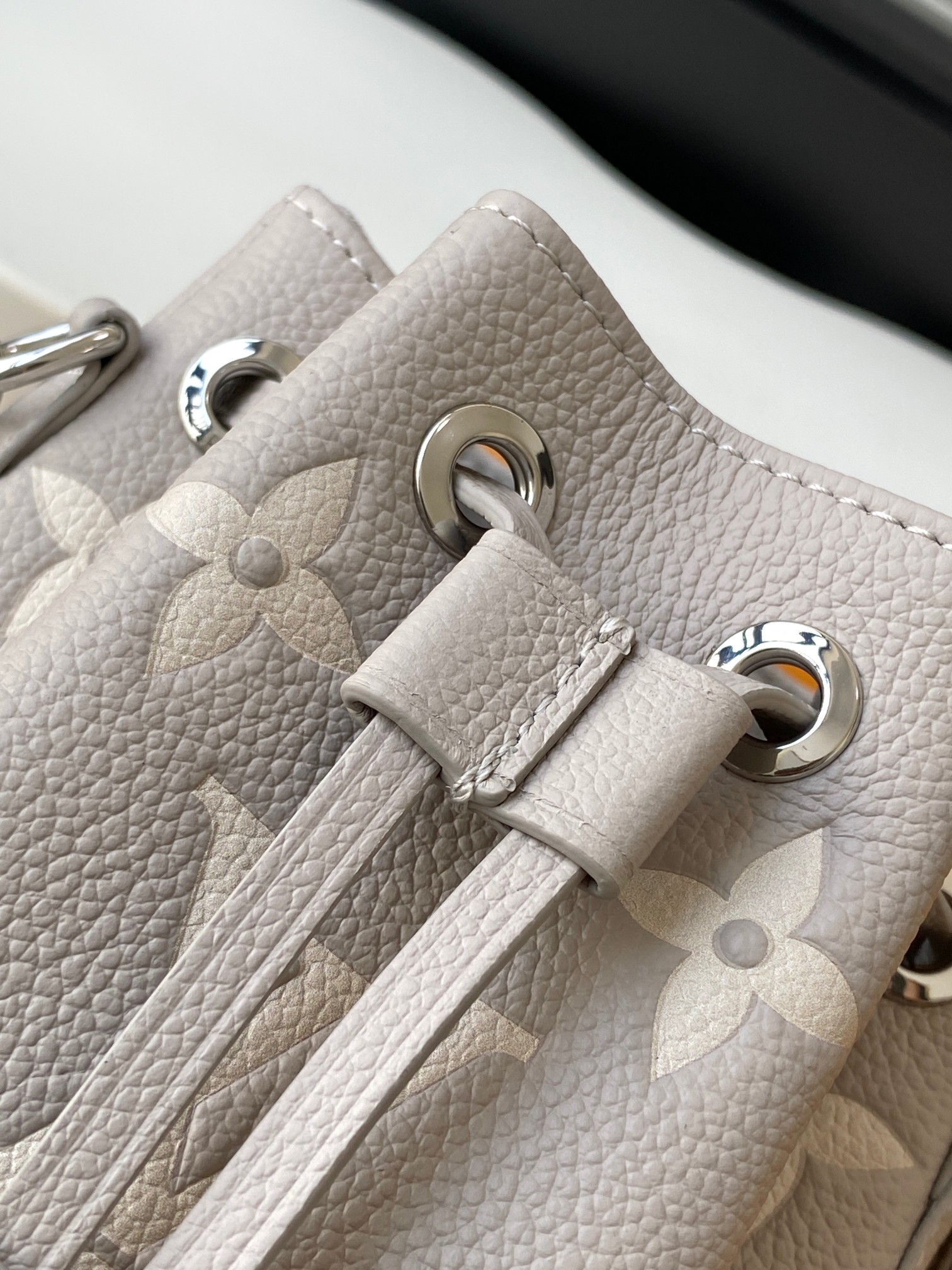 Louis Vuitton Nano Noé Monogram Empreinte Leather Bucket Bag - Image 6