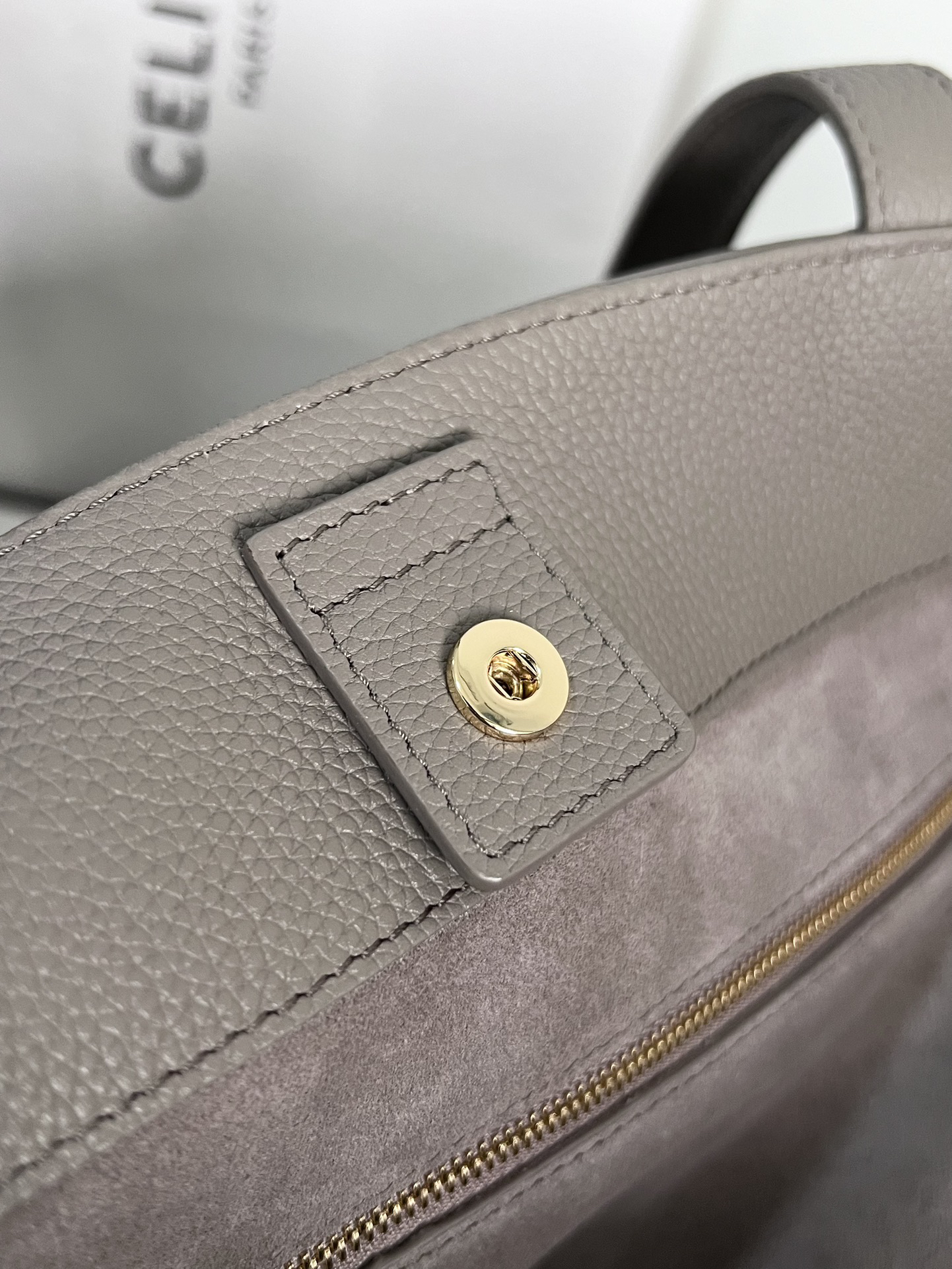 Celine CUIR Series CABAS ANAÏS Grainy Calfskin Tote Bag - Image 6