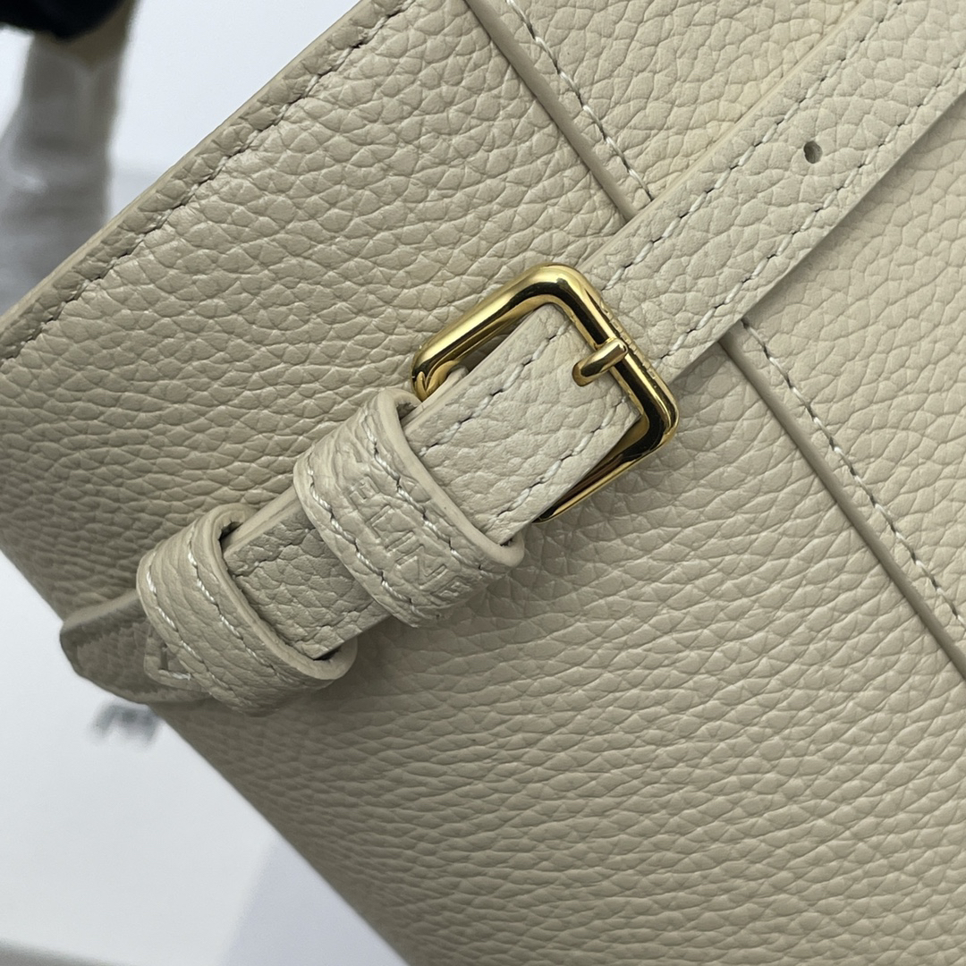 CABAS ANAIS Textured Leather Tote Bag - Image 6
