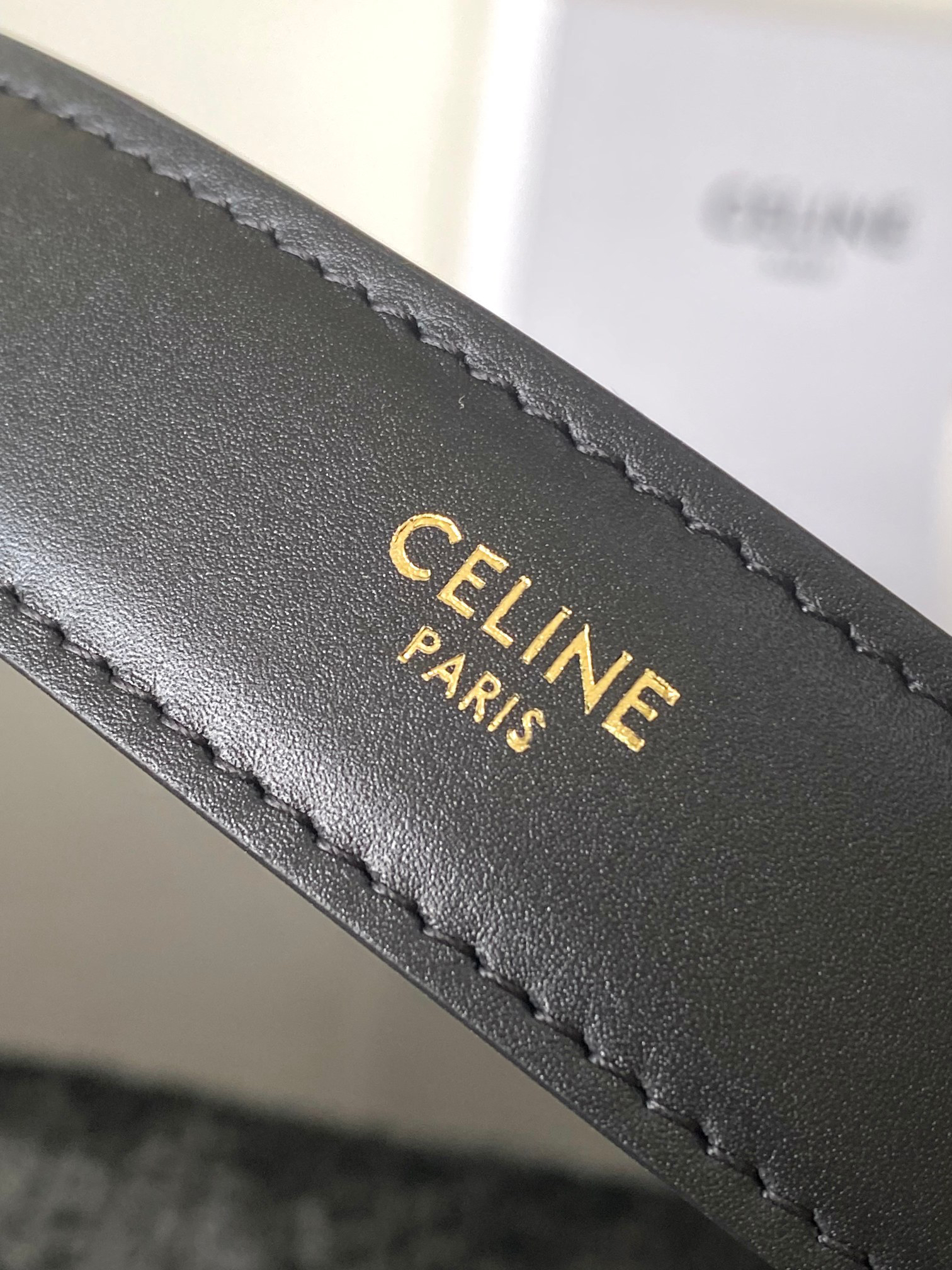 CELINE Classic Woven Hobo Shoulder Bag - Image 6