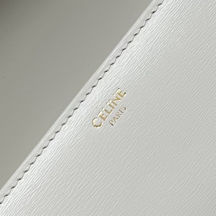 CELINE Teen Triomphe Turn-Lock Shoulder Bag - Image 6