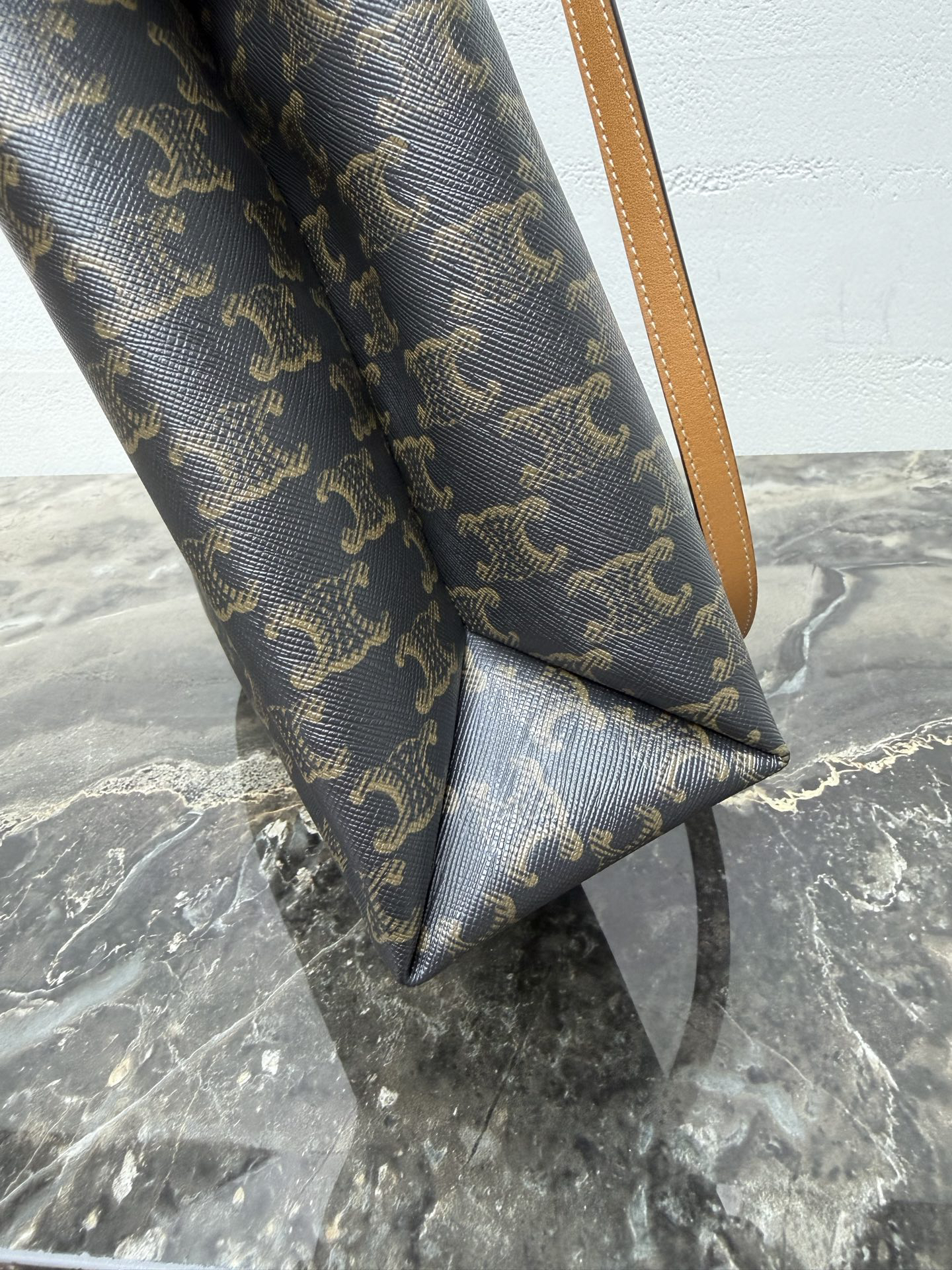 Celine Small Square Cabas Triomphe Canvas Tote Bag - Image 6