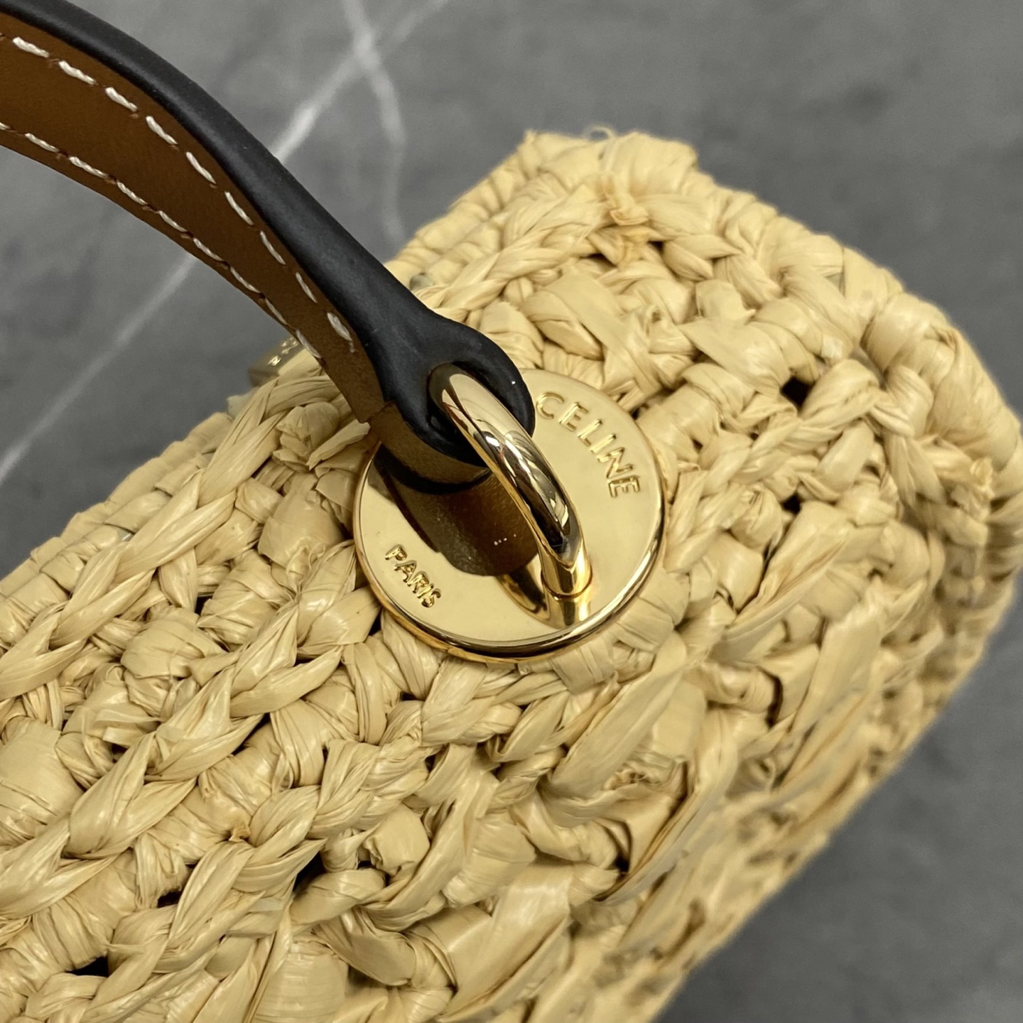 CELINE Teen Lola Small Woven Handbag - Image 6