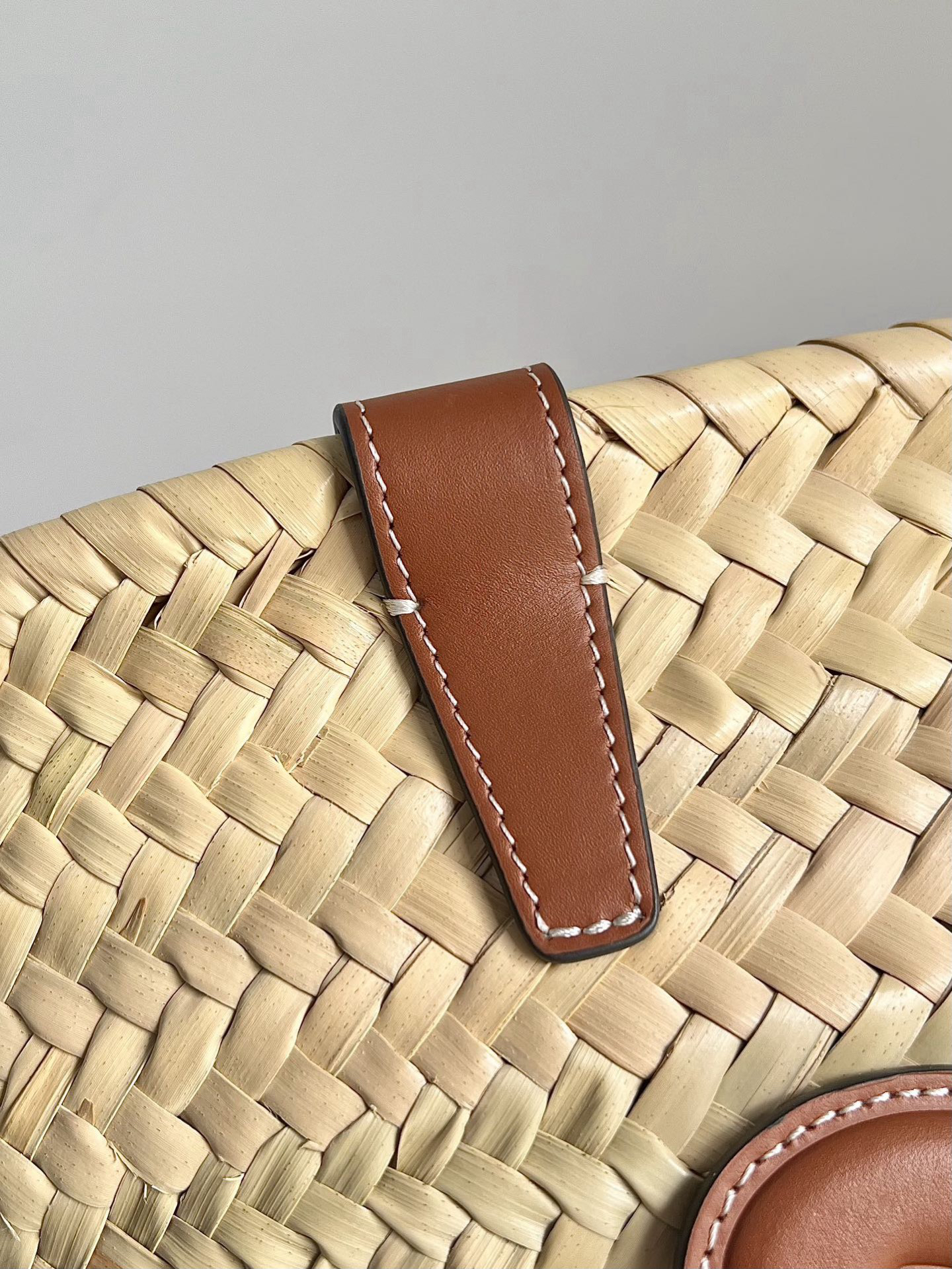 Celine Triomphe Woven Basket Tote Bag - Image 6