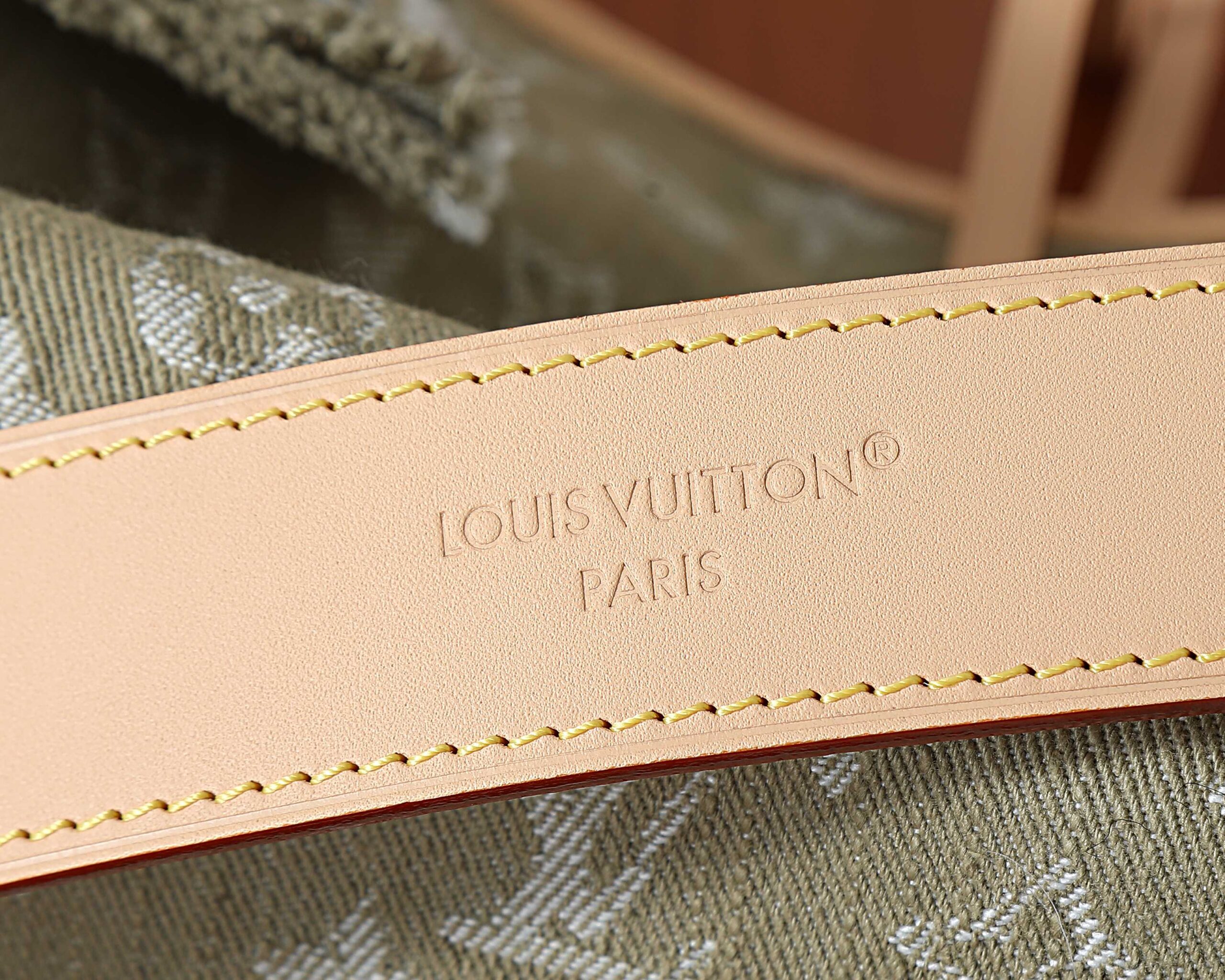 Louis Vuitton CarryAll Cargo Small Denim Handbag - Image 6