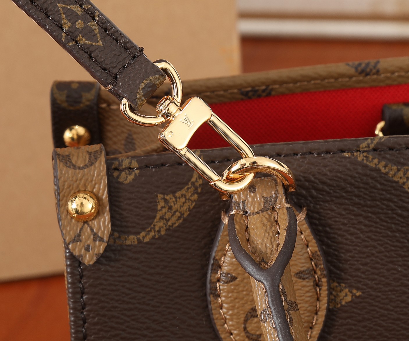 Louis Vuitton OnTheGo Monogram Reverse Tote Bag - Image 6