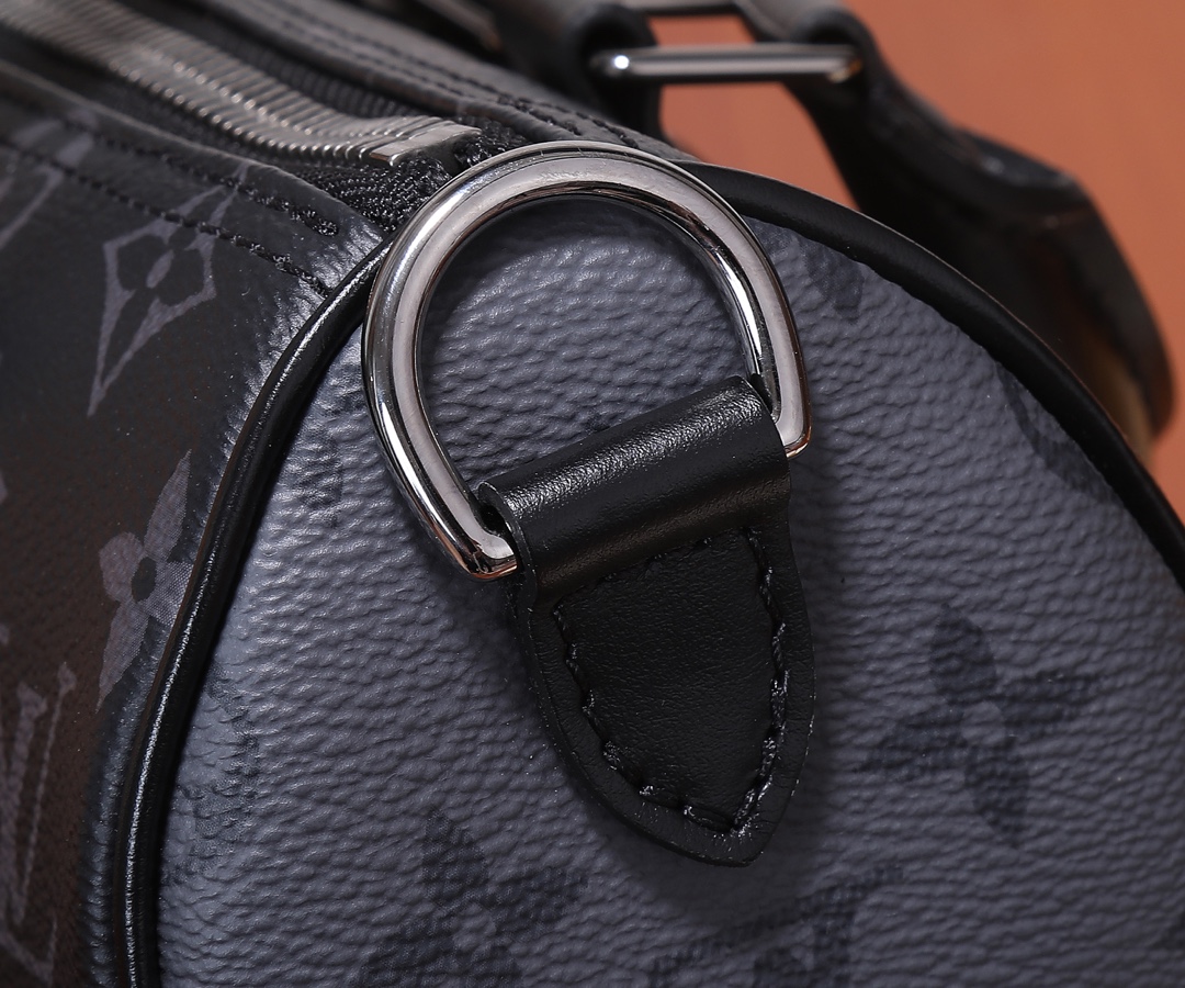 Louis Vuitton Keepall Monogram Eclipse Reverse Travel Bag M45947 - Image 6