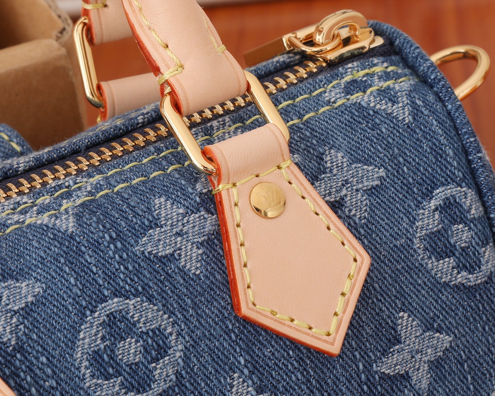 Nano Speedy Handbag in Monogram Denim - Image 6
