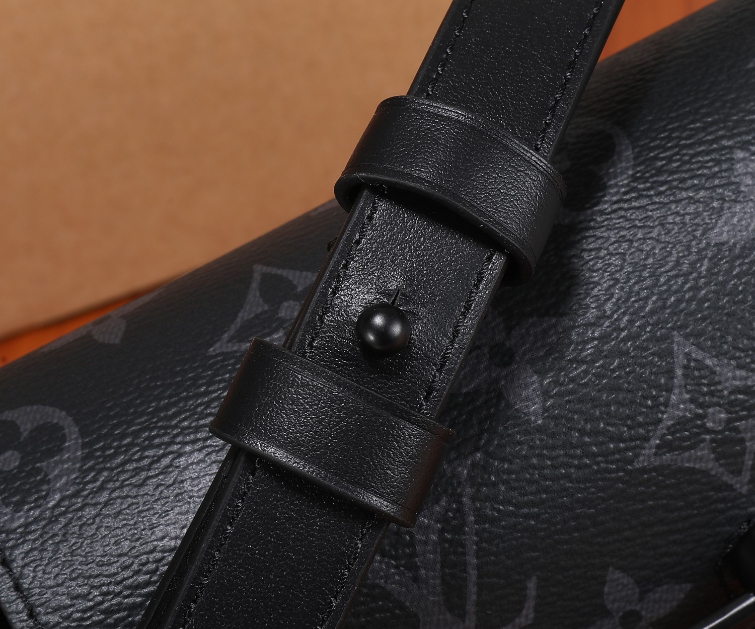 Louis Vuitton Steamer Mini Handbag in Monogram Eclipse Canvas - Image 6
