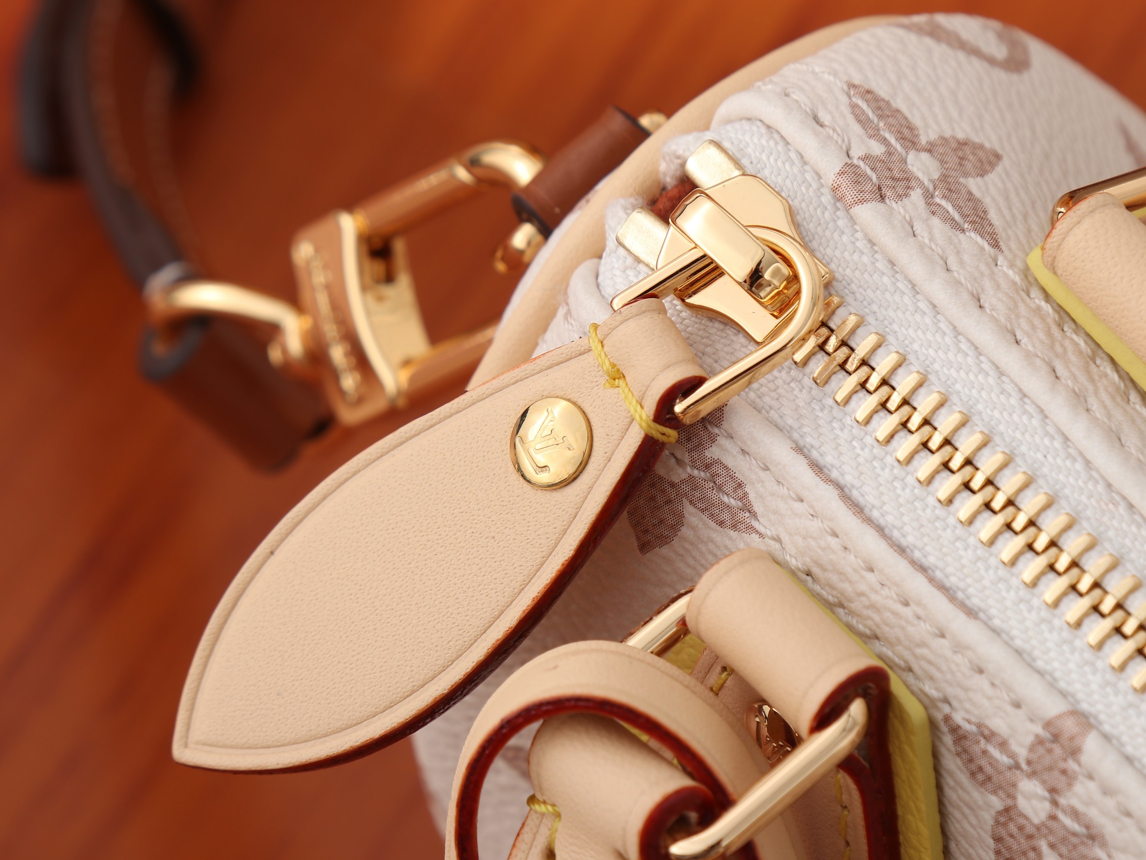 Louis Vuitton LV Crafty Nano Speedy Handbag in Monogram Dune - Image 6