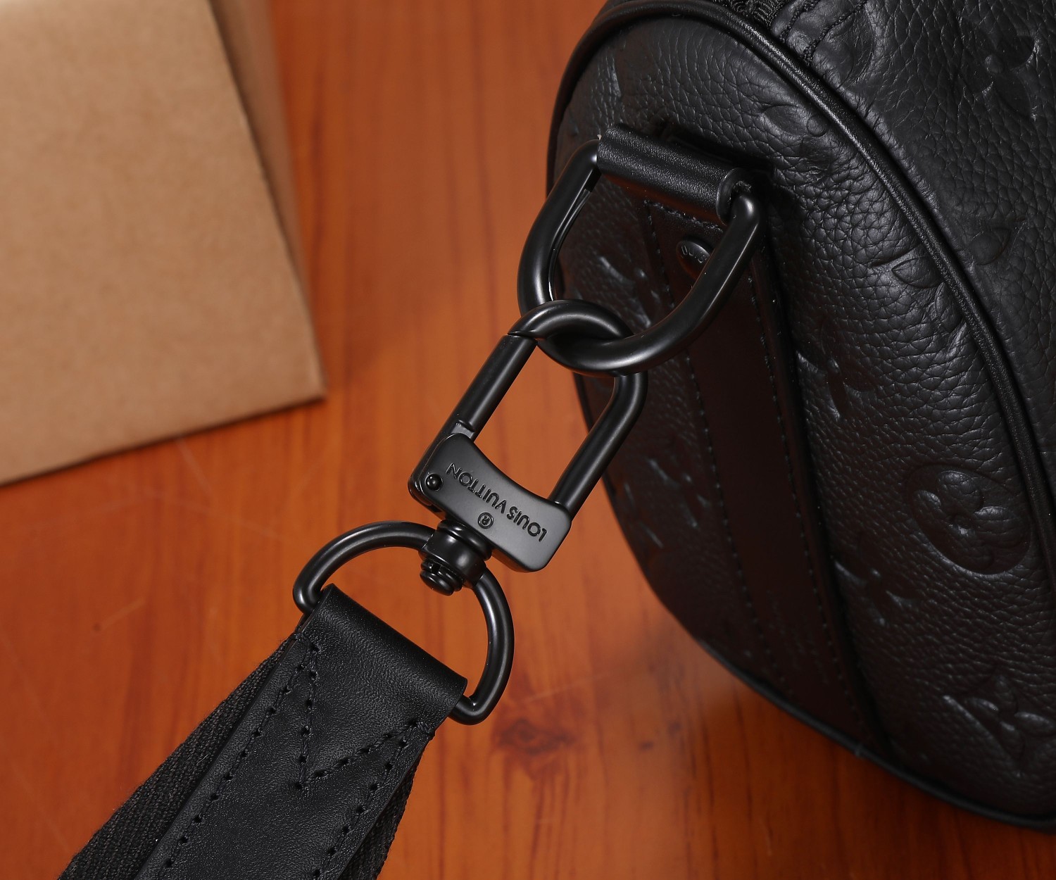 Louis Vuitton Keepall Mini Crossbody Bag in Taurillon Monogram Leather - Image 6