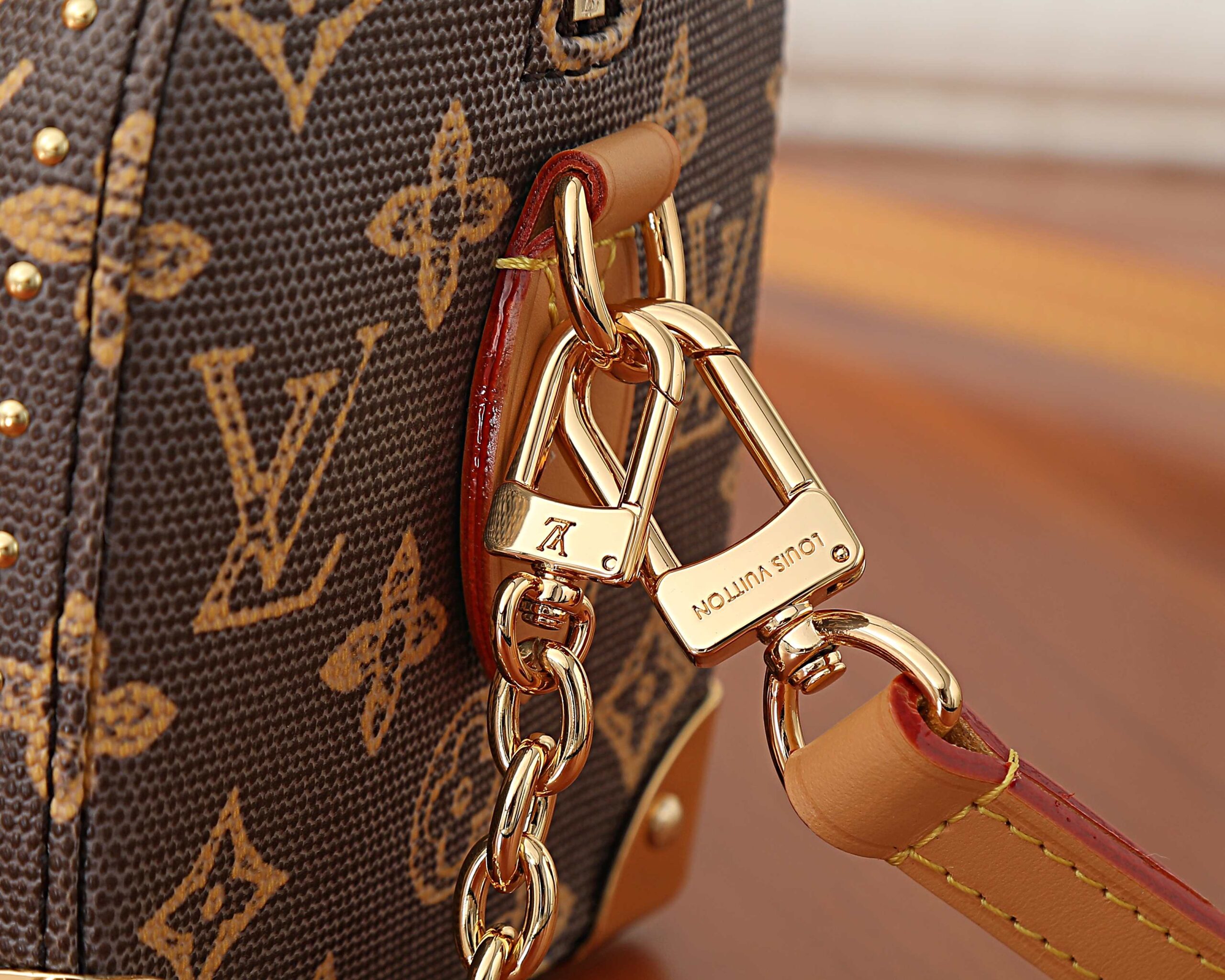 Louis Vuitton Speedy Trunk 20 Monogram Origine Handbag - Image 6
