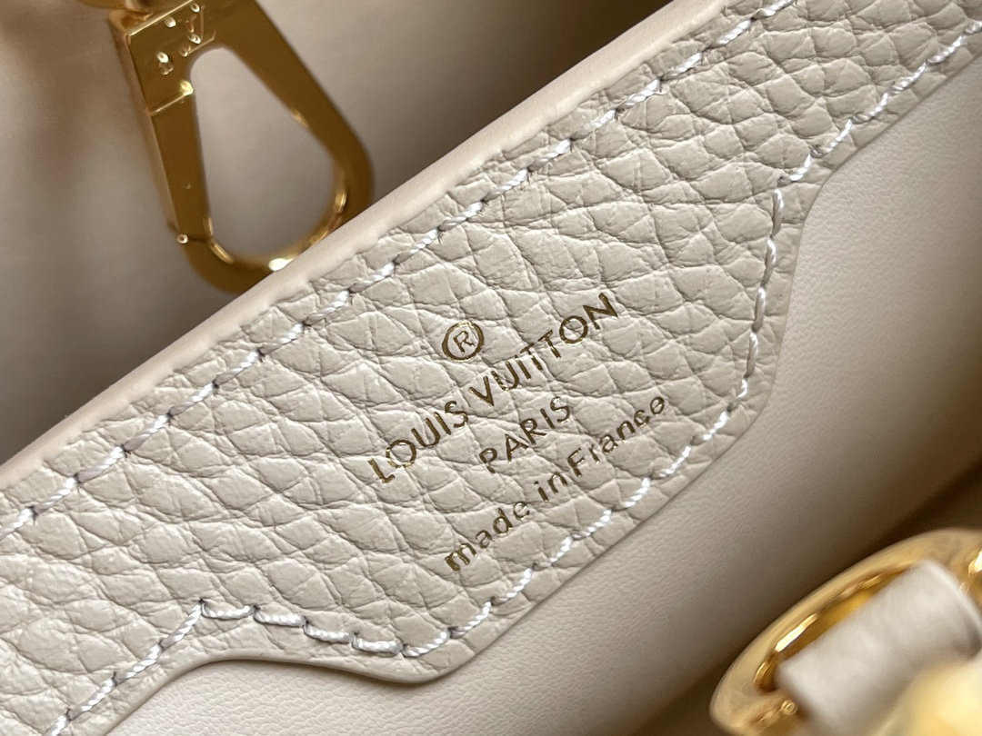 Capucines Mini Handbag in Taurillon Leather - Image 6