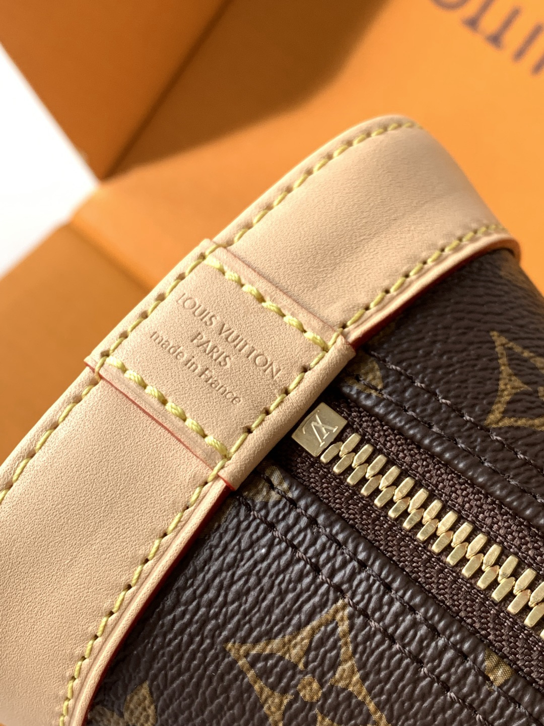 Louis Vuitton Alma BB Handbag in Damier Ebene Canvas - Image 6