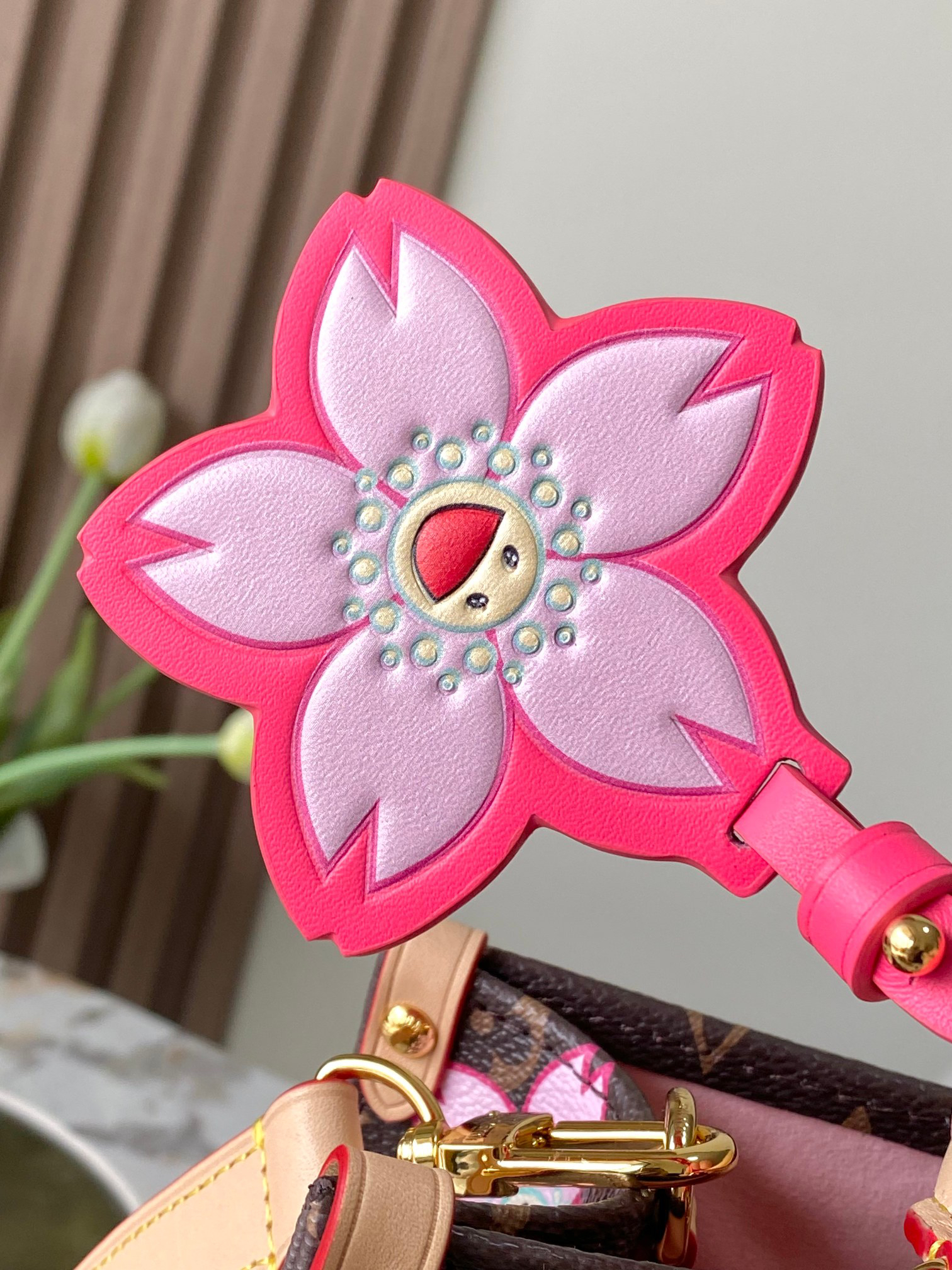 Louis Vuitton x Takashi Murakami OnTheGo Small Handbag - Image 6