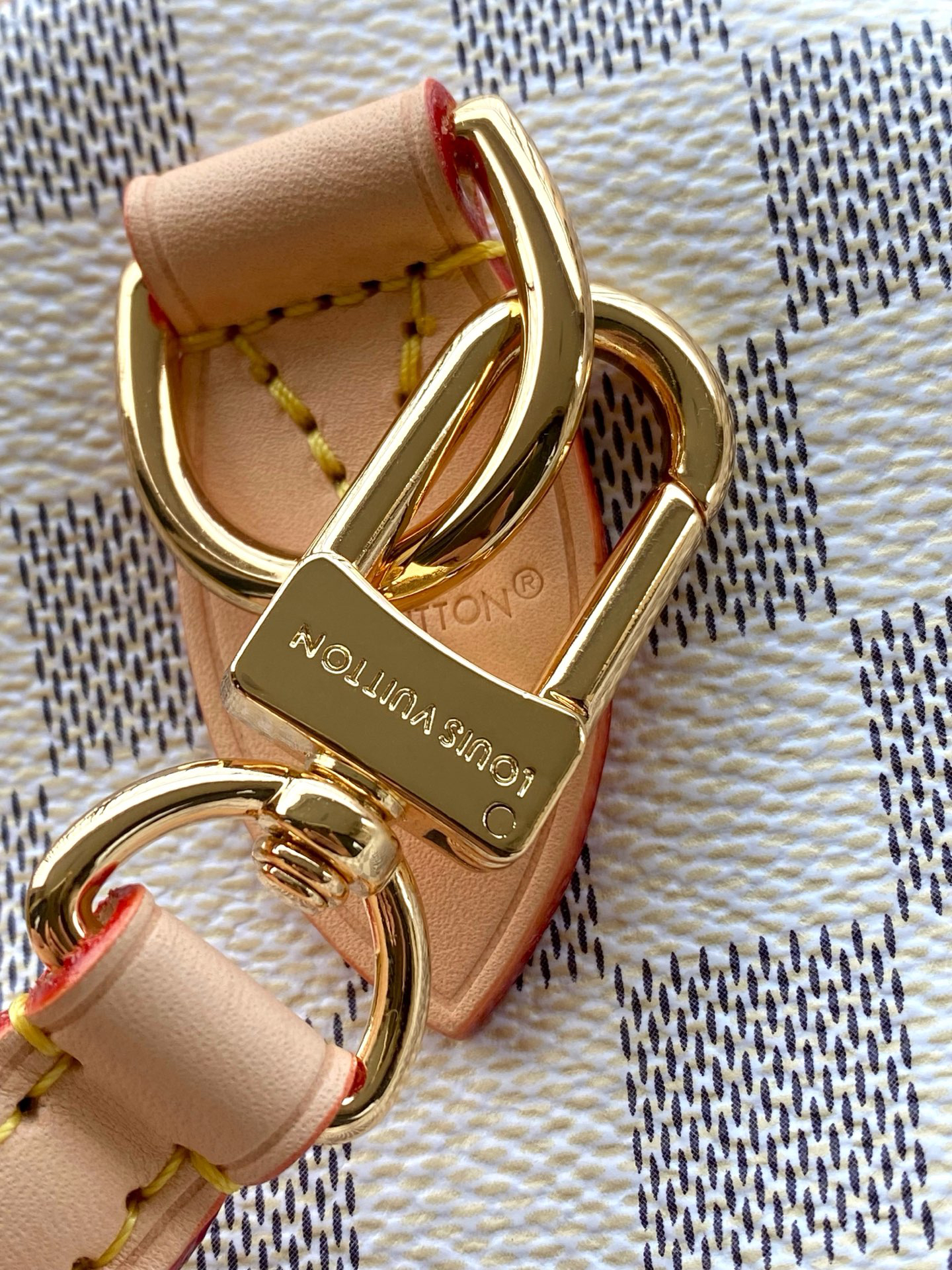 Louis Vuitton Speedy Bandoulière 30 Handbag in Damier Azur Canvas - Image 6