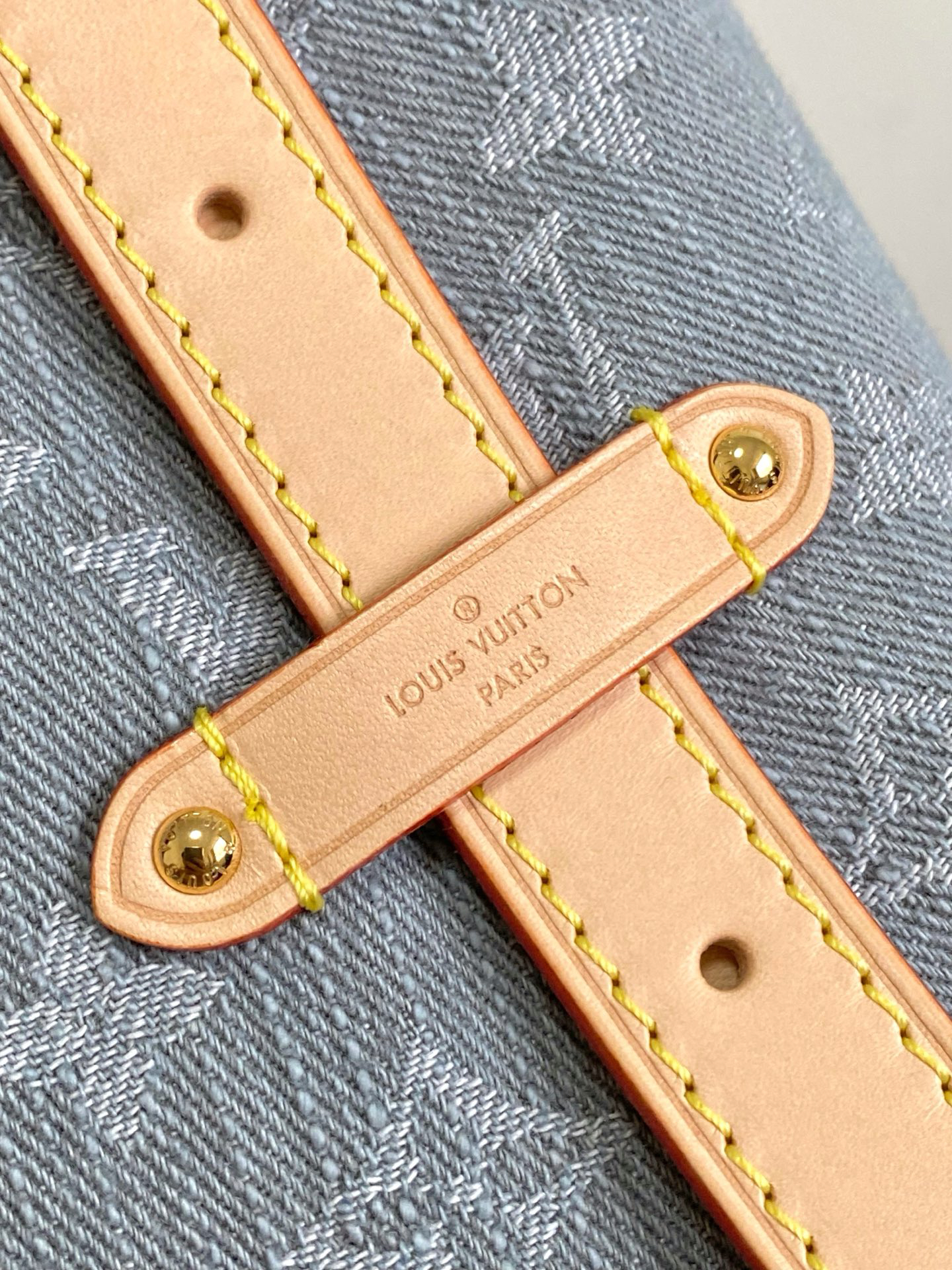 CarryAll Medium Monogram Denim Shoulder Bag - Image 6