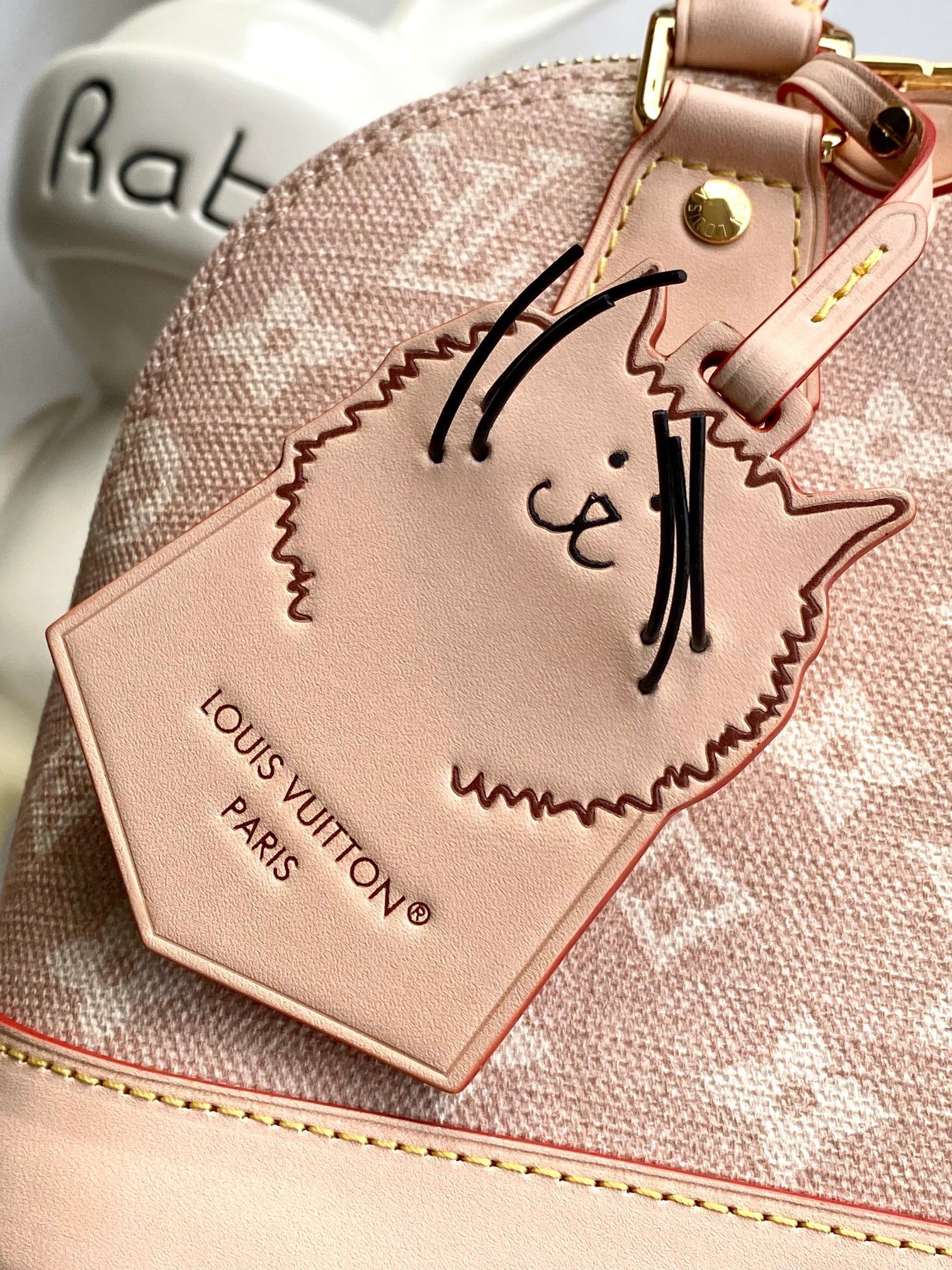 Louis Vuitton Alma BB Handbag – Travels With Grace Coddington Meowgram - Image 6