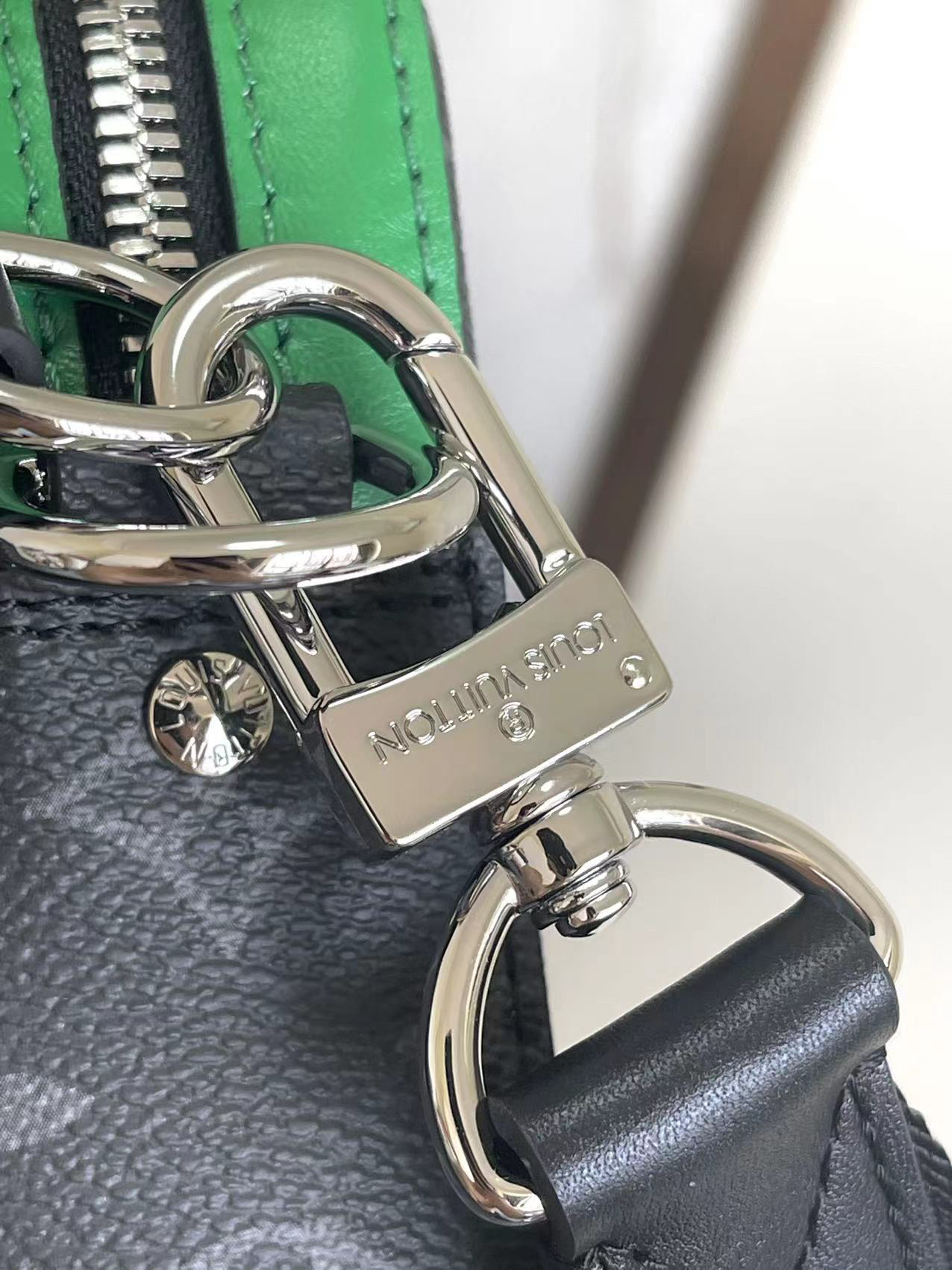 Louis Vuitton Trio Messenger Bag in Monogram Eclipse Reverse Canvas - Image 6