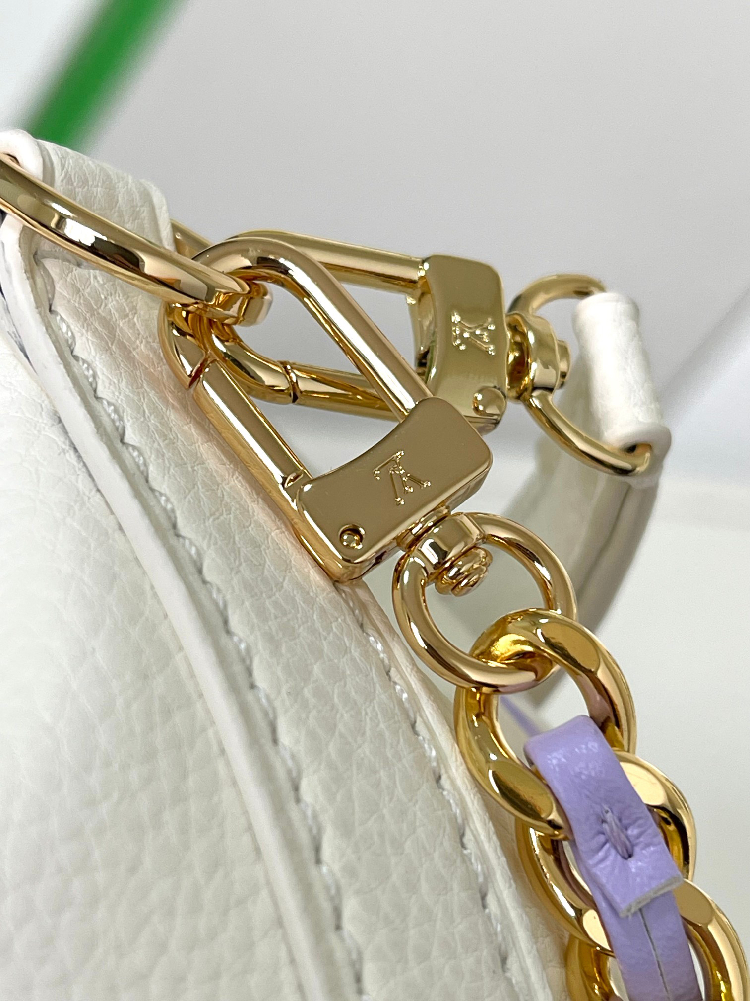Louis Vuitton Nano Noé Bag in Purple Monogram Empreinte Leather - Image 6