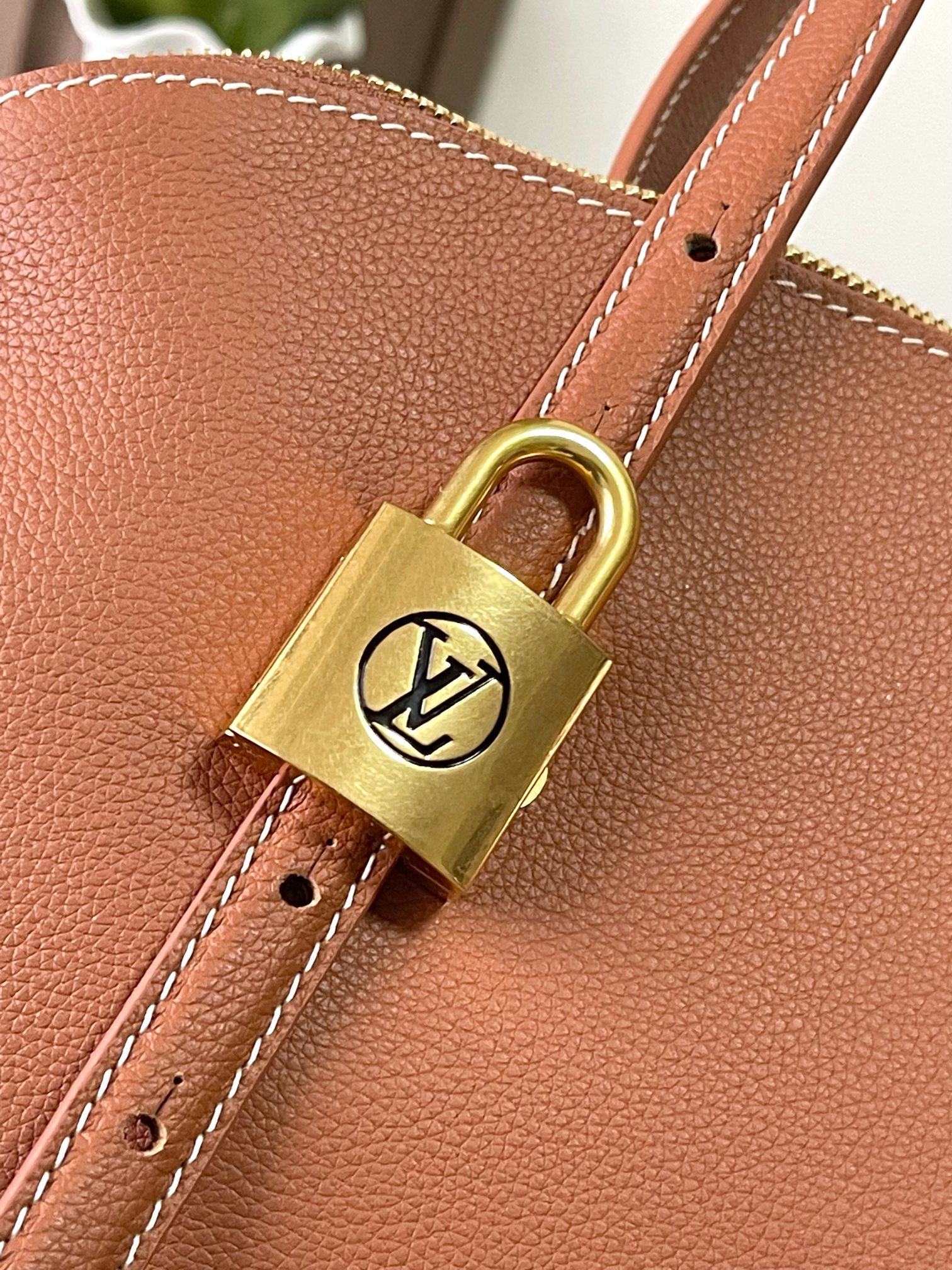 Louis Vuitton Low Key Alma Horizontal Leather Handbag - Image 6